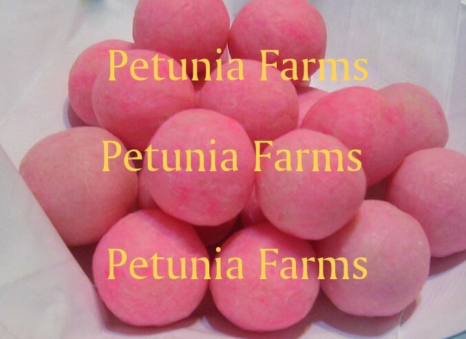 SOAP BALLS SHEA BUTTER SOAP BALLS ~ HANDMADE SOAP BALLS ~ FRESH CUT ROSES