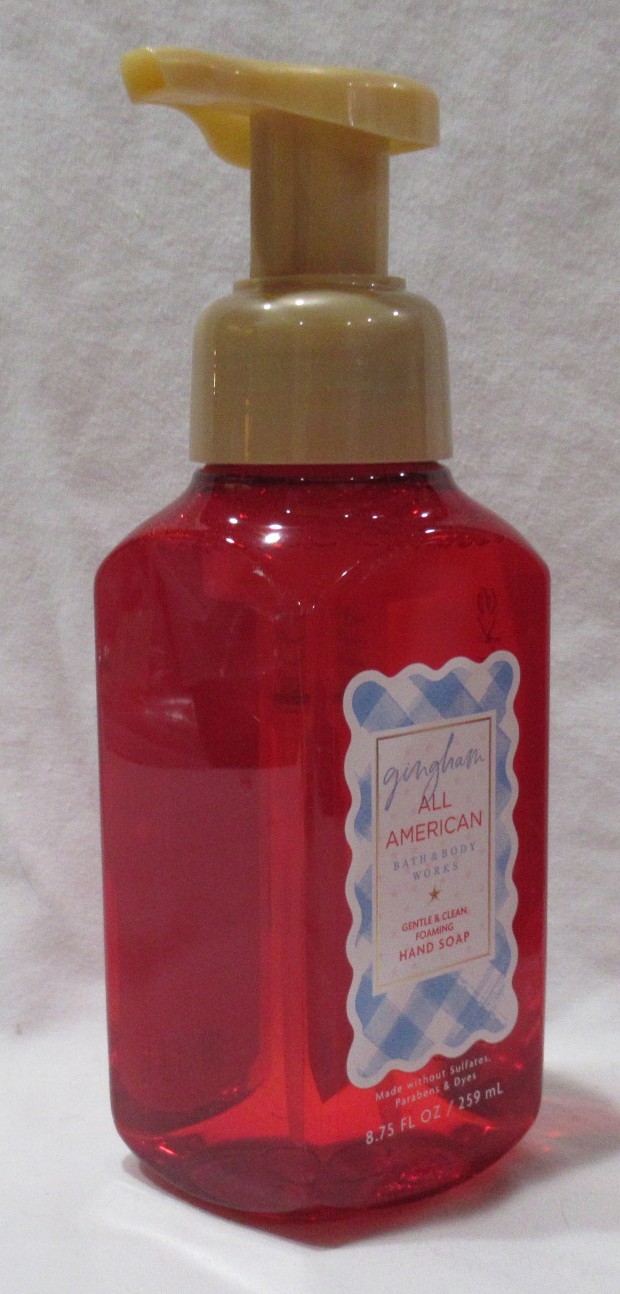 Bath & Body Works Gentle & Clean Foaming Hand Soap Lot of 2 GINGHAM ALL AMERICAN