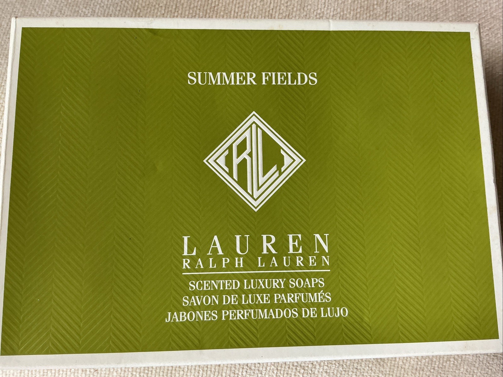 Ralph Lauren Summer Fields Scented Luxury Soap Set Of 6 Bars 2.9 Oz.