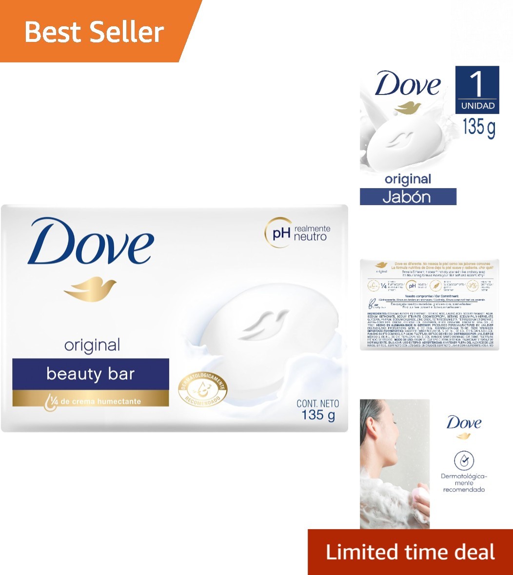Organic Dove Soap 4.75 Oz for Sensitive Skin – Pure Moisture Bar