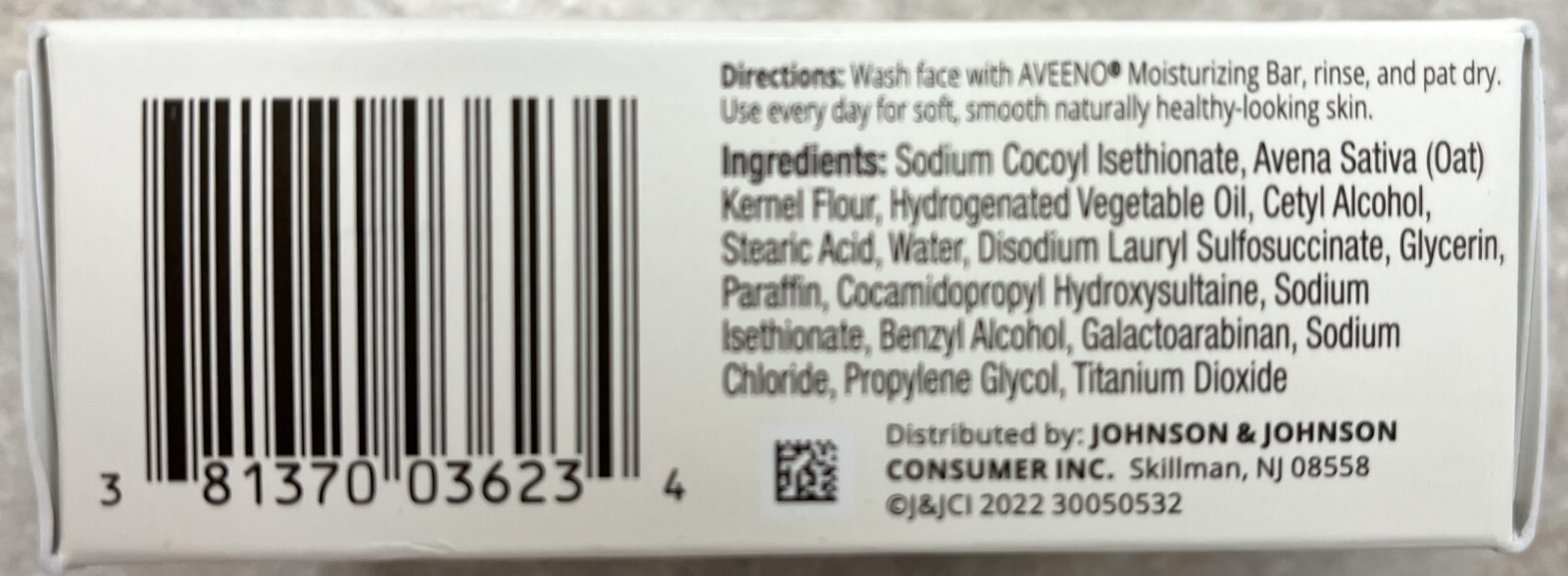 Aveeno Moisturizing Bar w/ Nourishing Oat 3.5oz ( 8 bars )