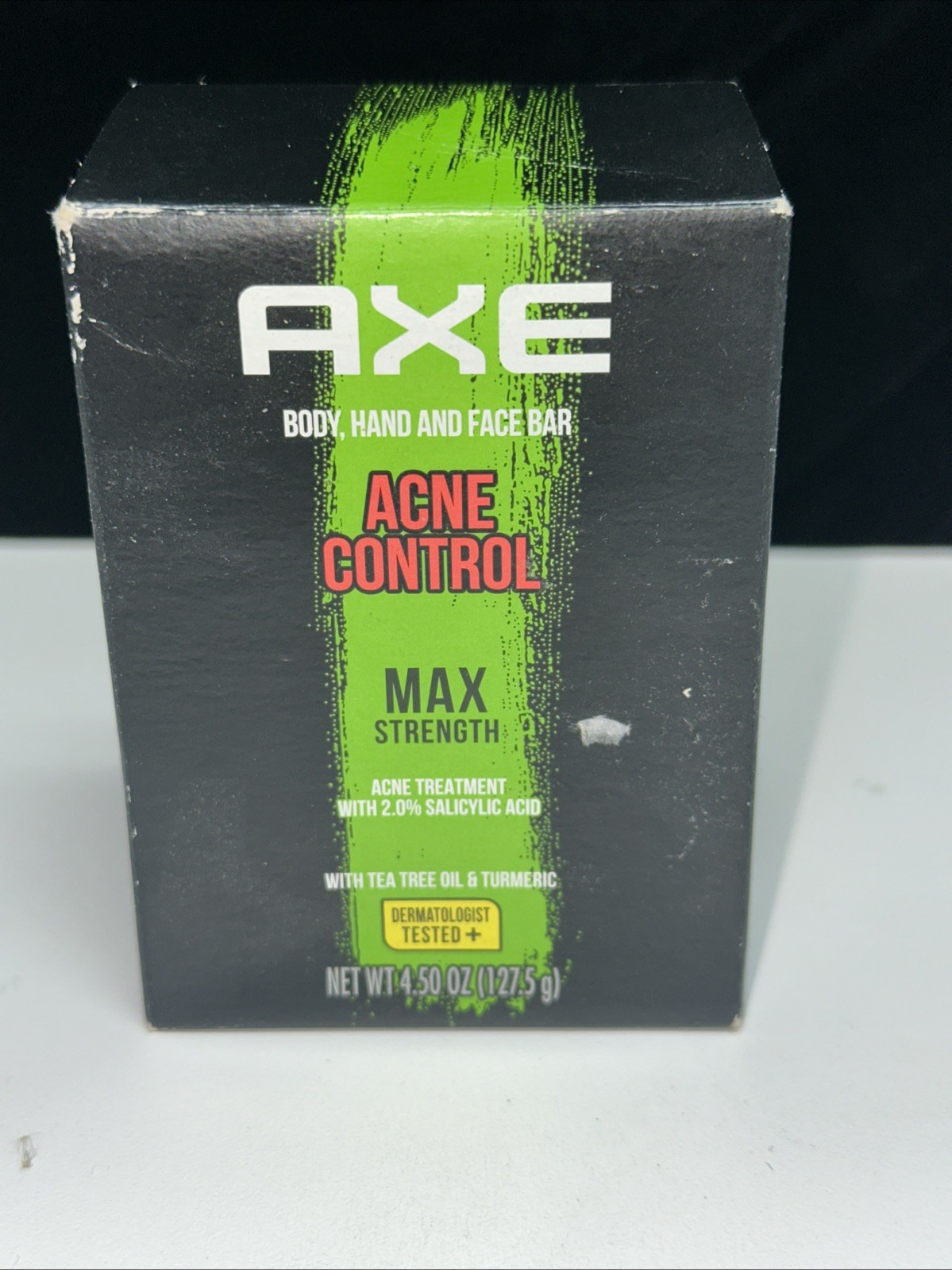 AXE Body Hand & Face Soap Bar–Acne Control Treatment 4.50oz