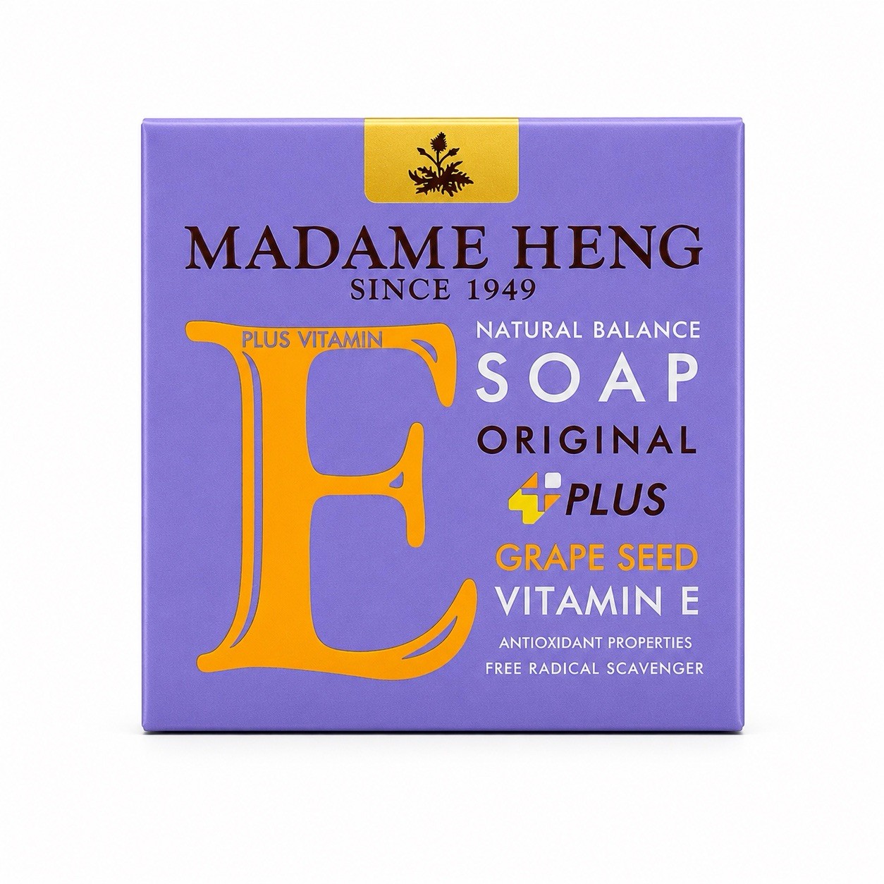 Madame Heng Natural Balance Soap Original Plus Grape Seed Vitamin E 150g x2 Bars