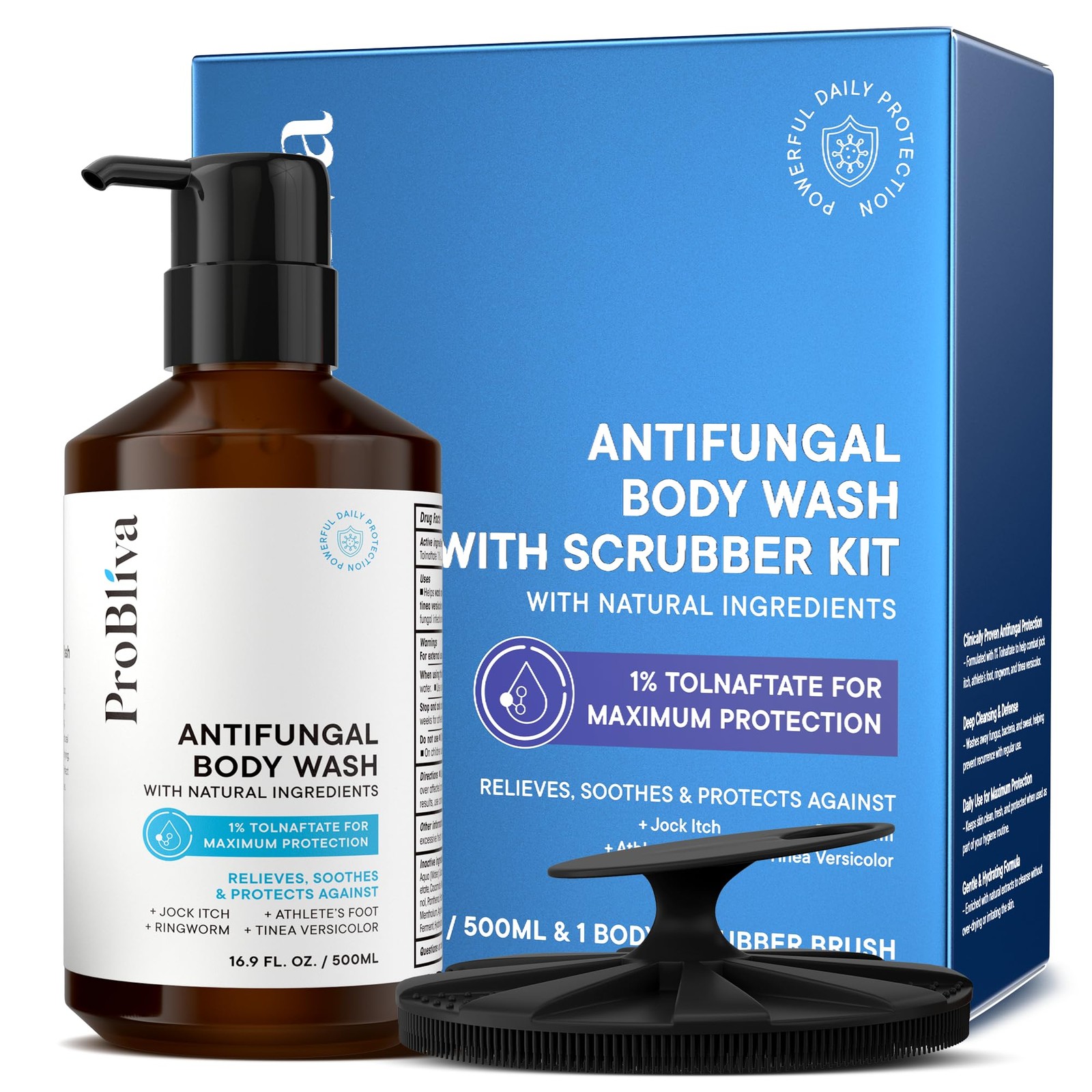 ProBliva Antifungal Body Wash Treatment Soap – Jock 16.9 Fl Oz (Pack of 1)