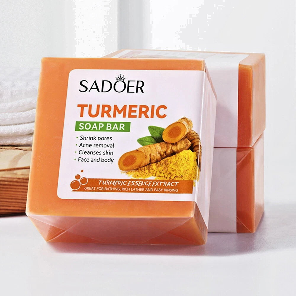 Kojic Acid Soap Dark Spot Whitening Turmeric Soap Skin Bleaching Lightening 100G