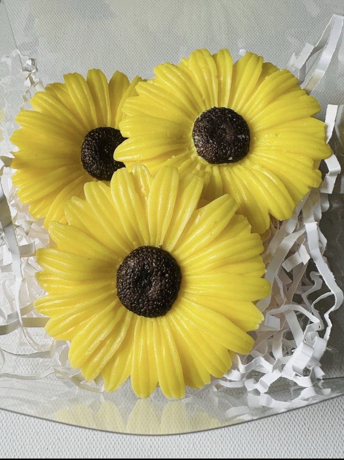 Sweet Rosie’s Handmade Daisy Flower Soap Gift Set Fresh Scent 3 x 1.3oz