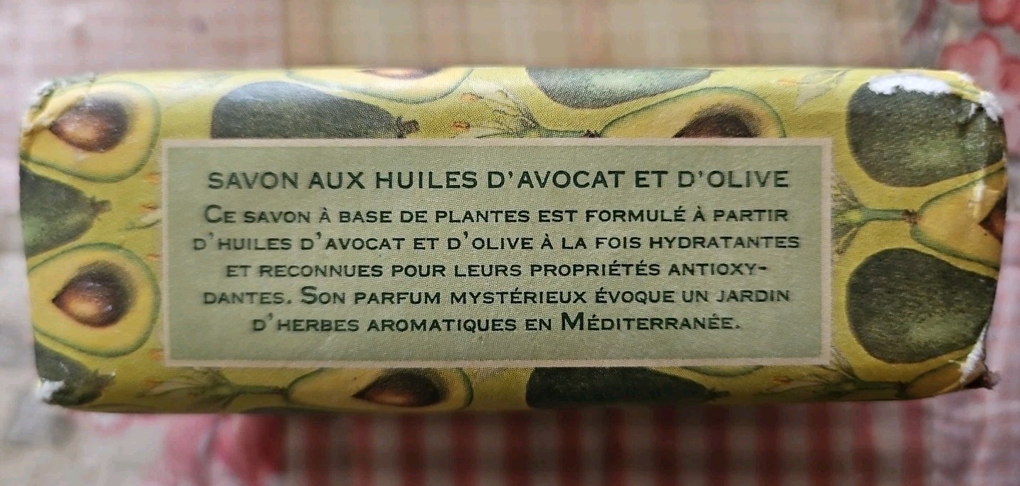 Crabtree & Evelyn AVOCADO & OLIVE OIL Triple Milled Soap 5.6 oz Rare Discontinue