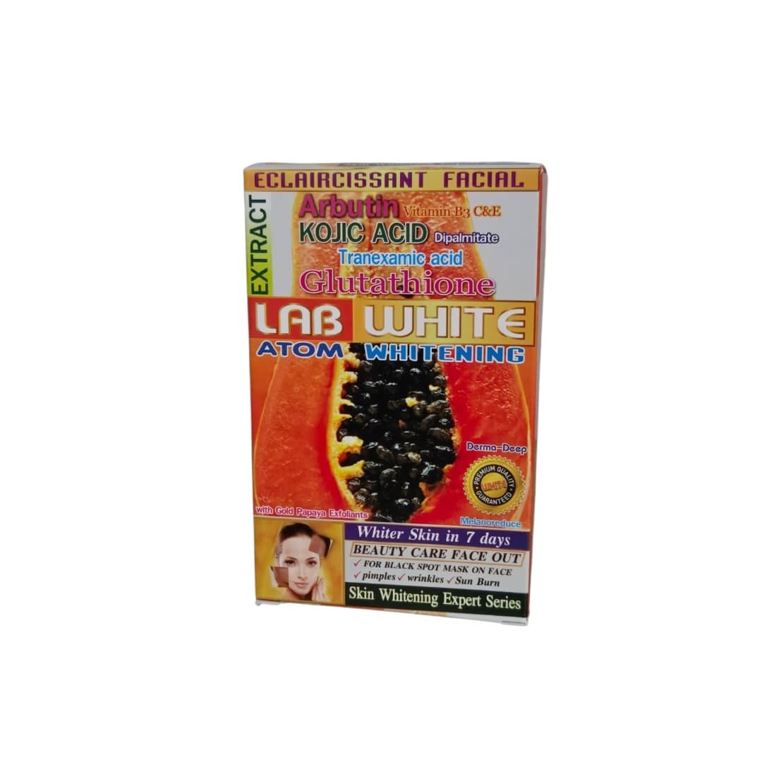 Lab White (Papaya Extract) Face & Body Soap X 1 Bar