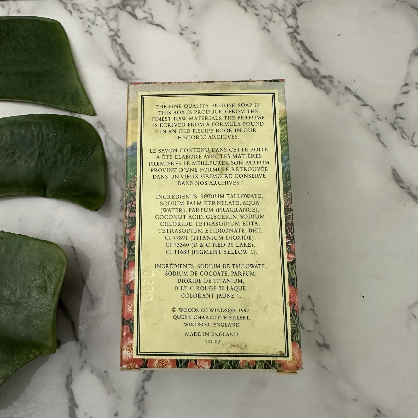 Woods of Windsor Vintage Wild Rose Fine English Soap Bar New 3.5 oz 90s Floral