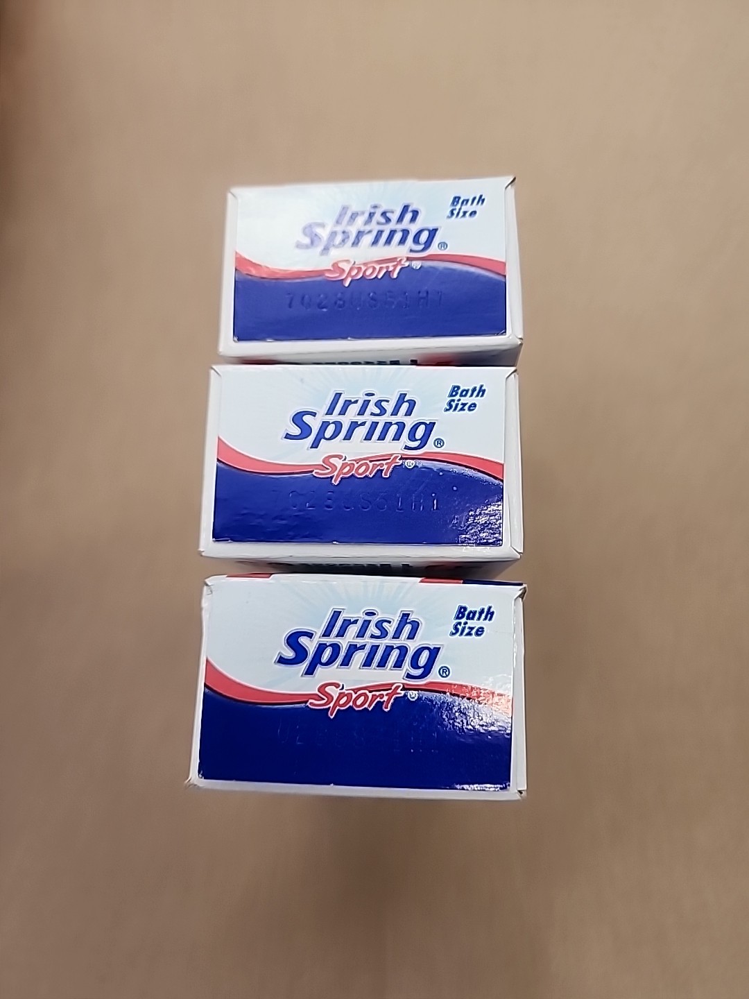 Irish Spring Sport Deodorant Bar Soap 4.5oz each bar 3 Single Bars VTG NEW