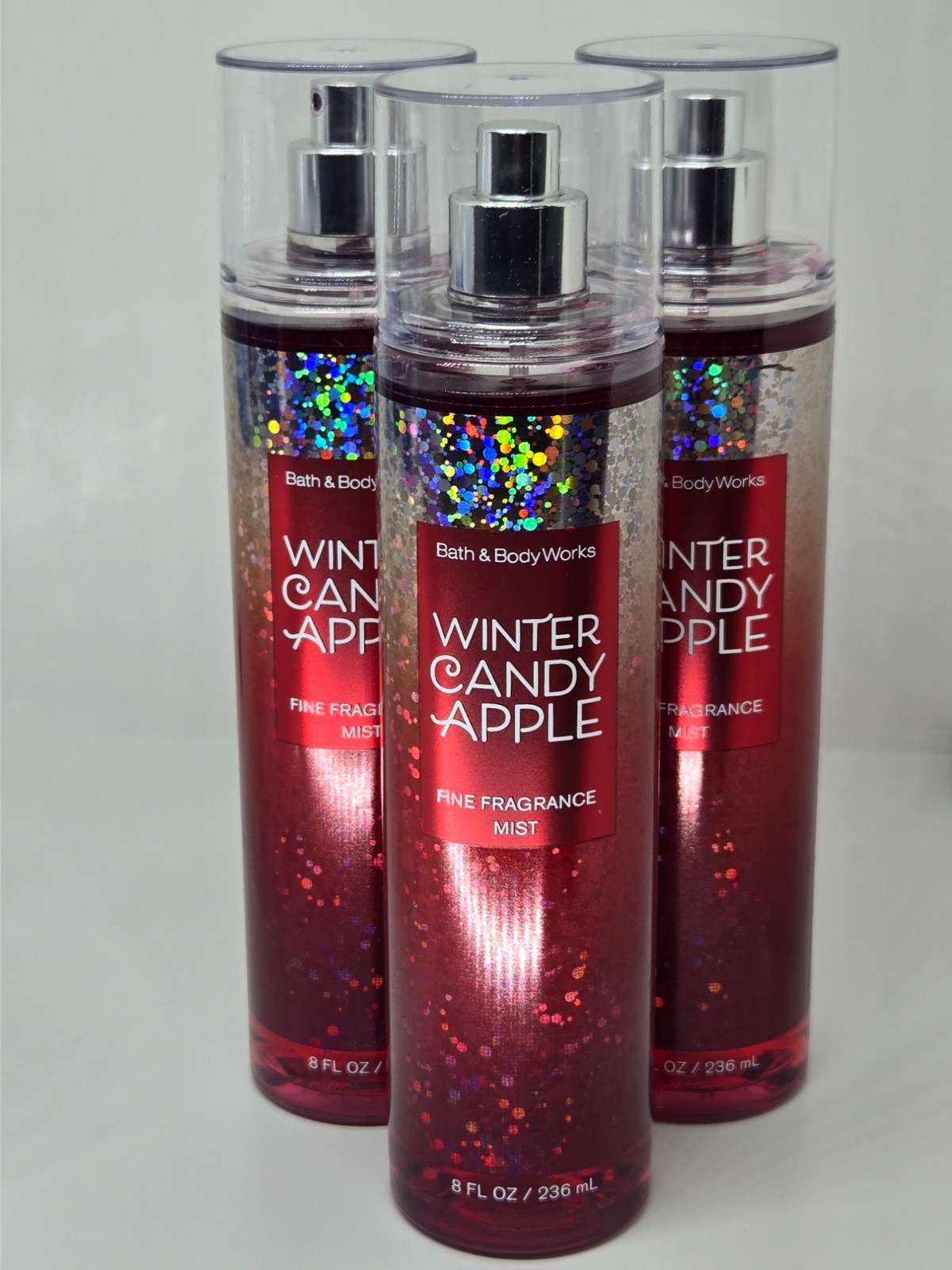 Bath Body Works Winter Candy Apple Fine Fragrance Mist x3 – 8oz each