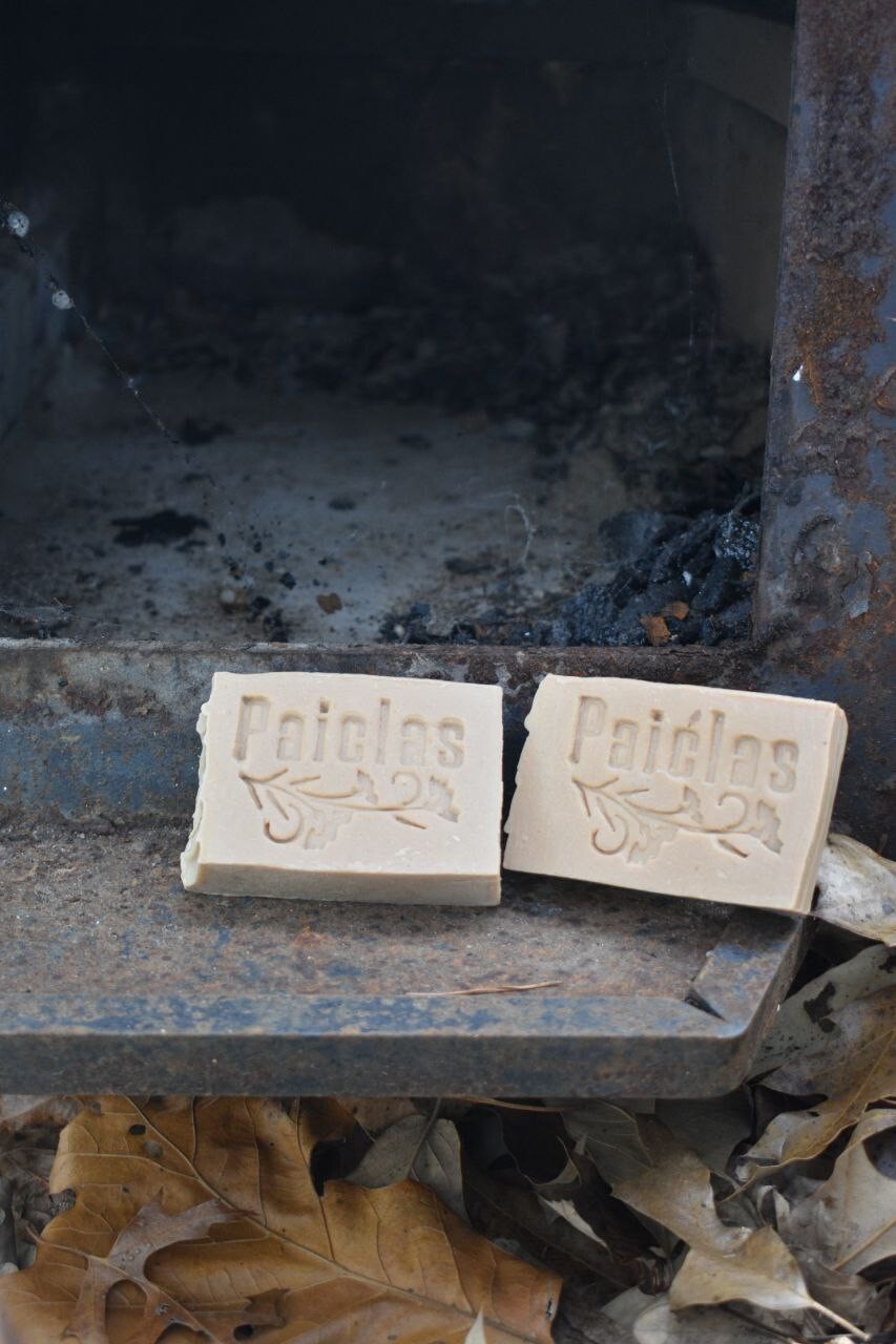 Handmade natural Soap, Green Clay and Rosemary essential oil Set Of 3 Bars.