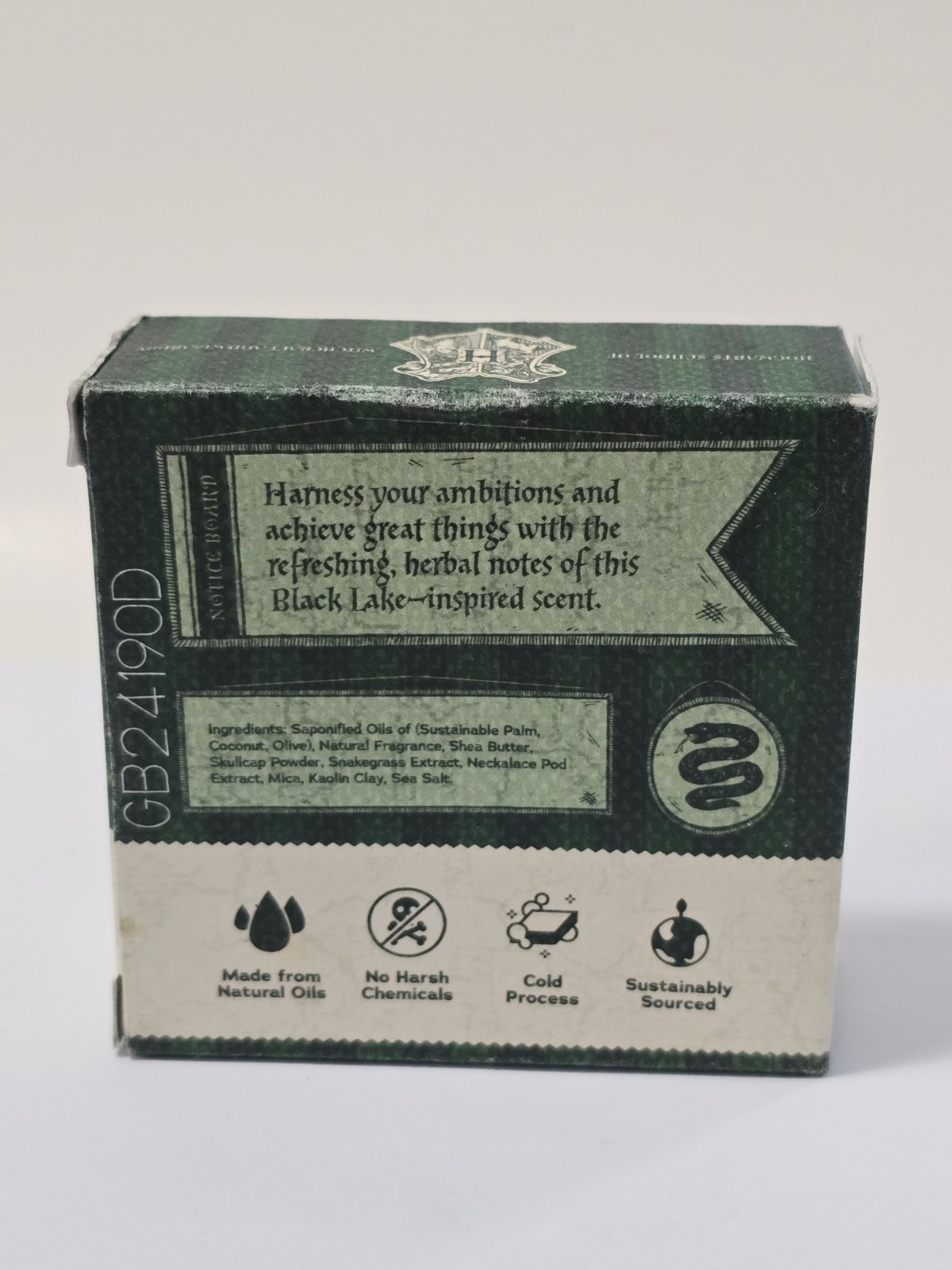 Dr Squatch Harry Potter Slytherin House “Suds Of The Sly” Natural Bar Soap