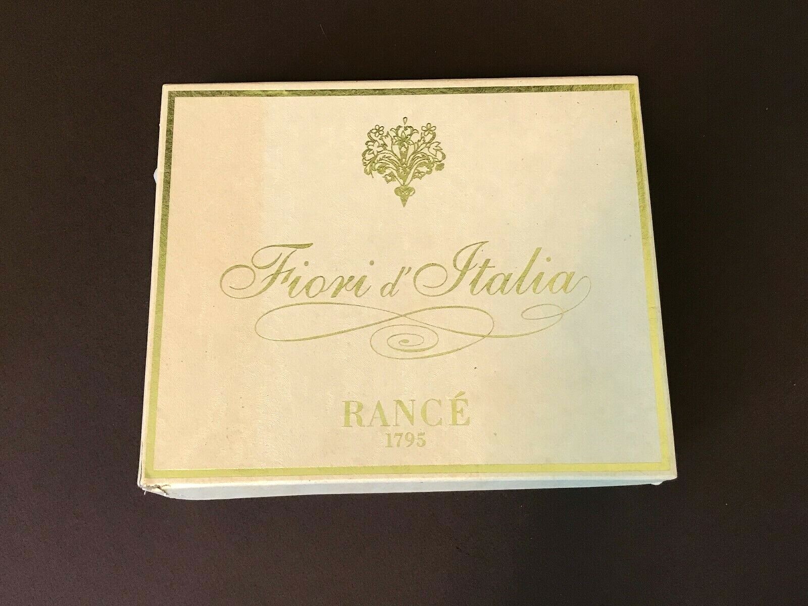 Neiman Marcus Flori D’ Italia Rance Hand Soap 4 Cakes Total WT 23.72oz NIB
