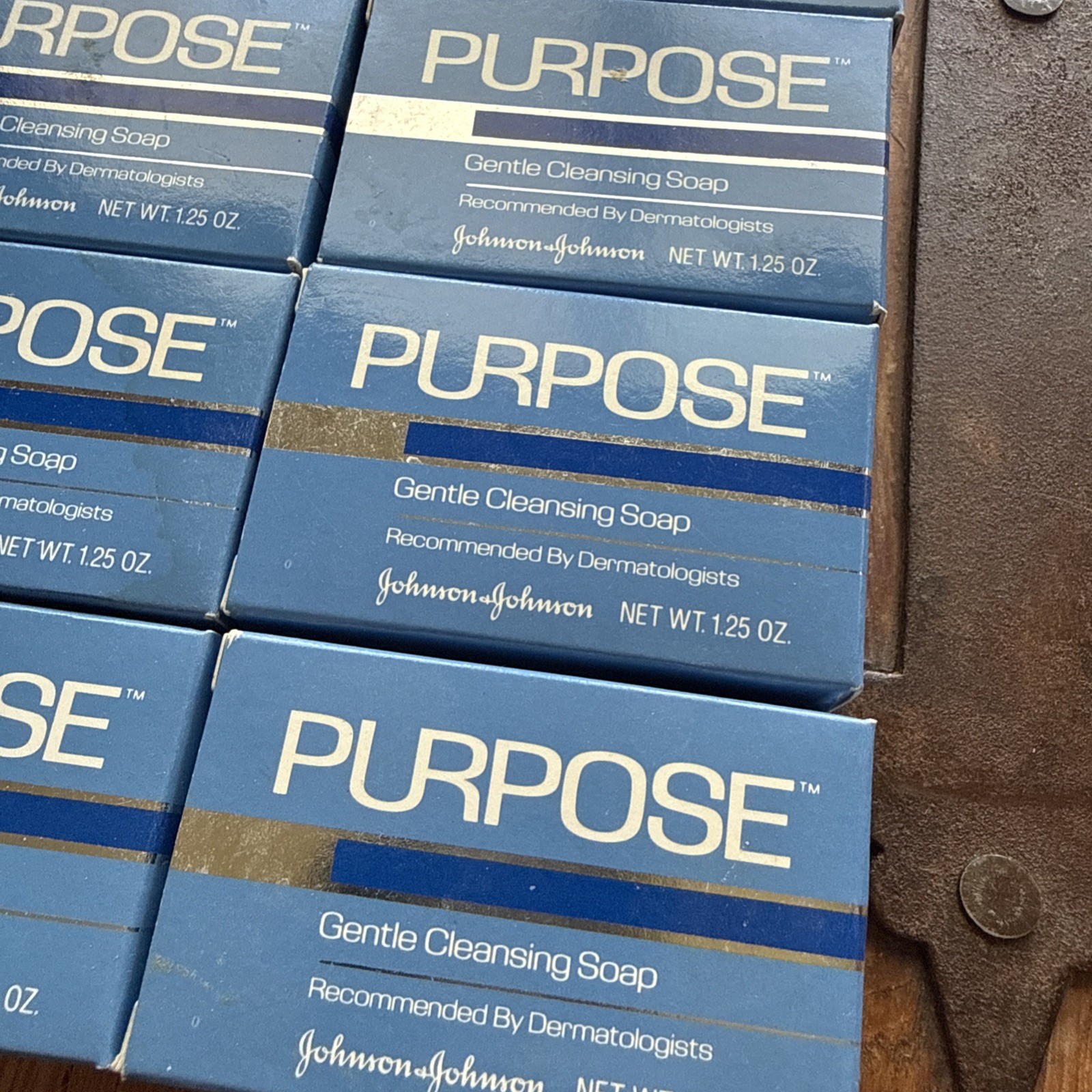 12 – Purpose Gentle Cleansing Soap Bar 1.25 oz Small Travel Size NOS 1989