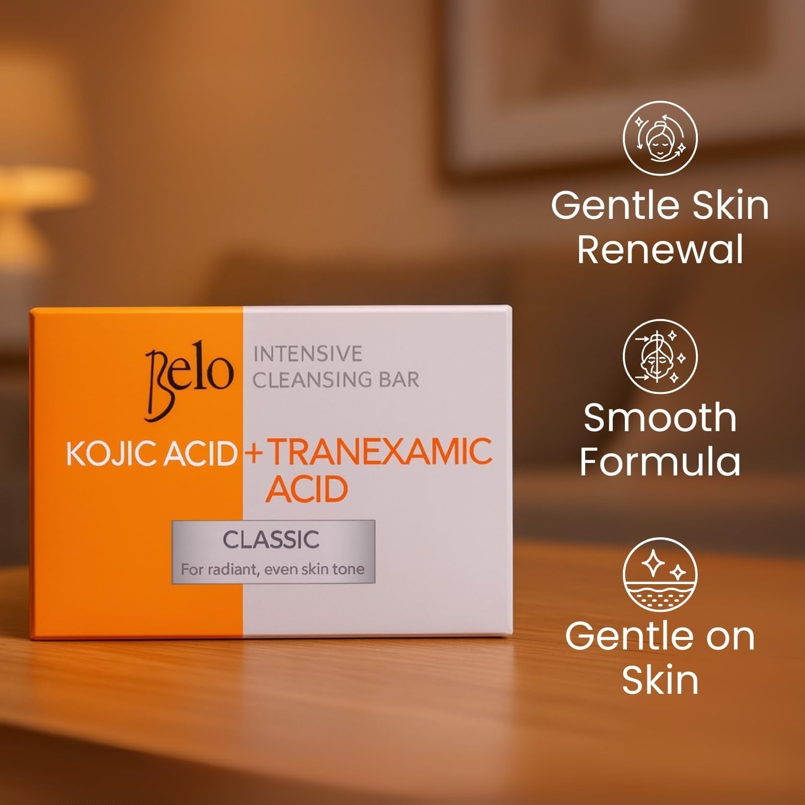 Belo Essentials Intensive Cleansing Bar Soap with Tranexamic Acid