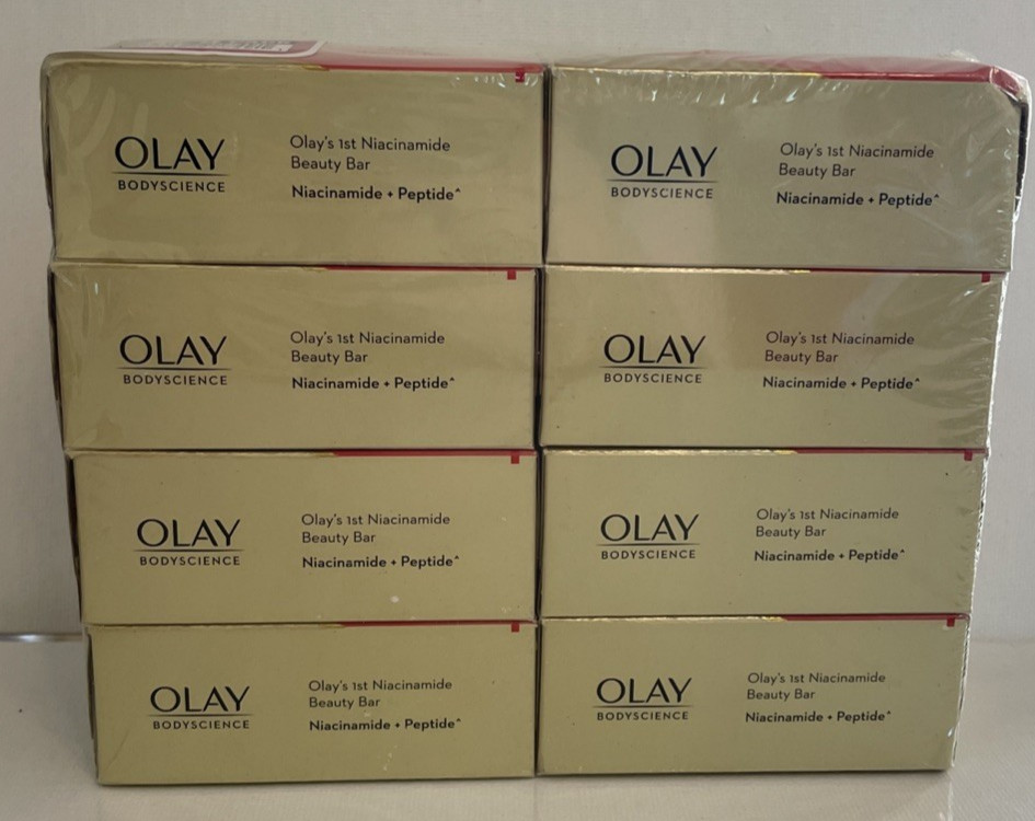 8 Olay Bioscience B3 Peptide Beauty Bar 3 oz. (85g) each (1-sealed 8pk)