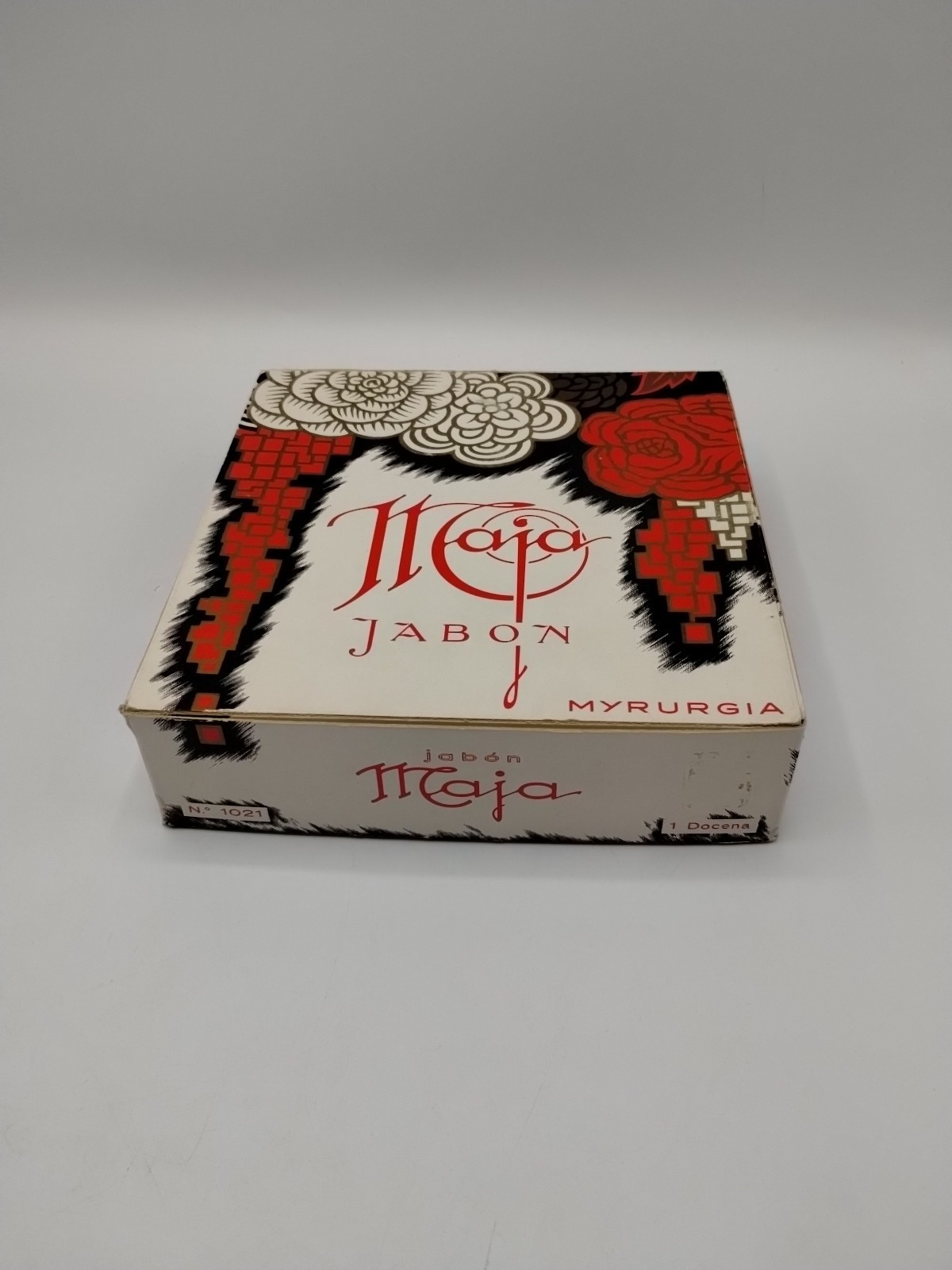 Vtg Soap Maja Jabon-Savon Soap 12 -3 1/6 Oz Bars Myrurgia Spain New Original Box