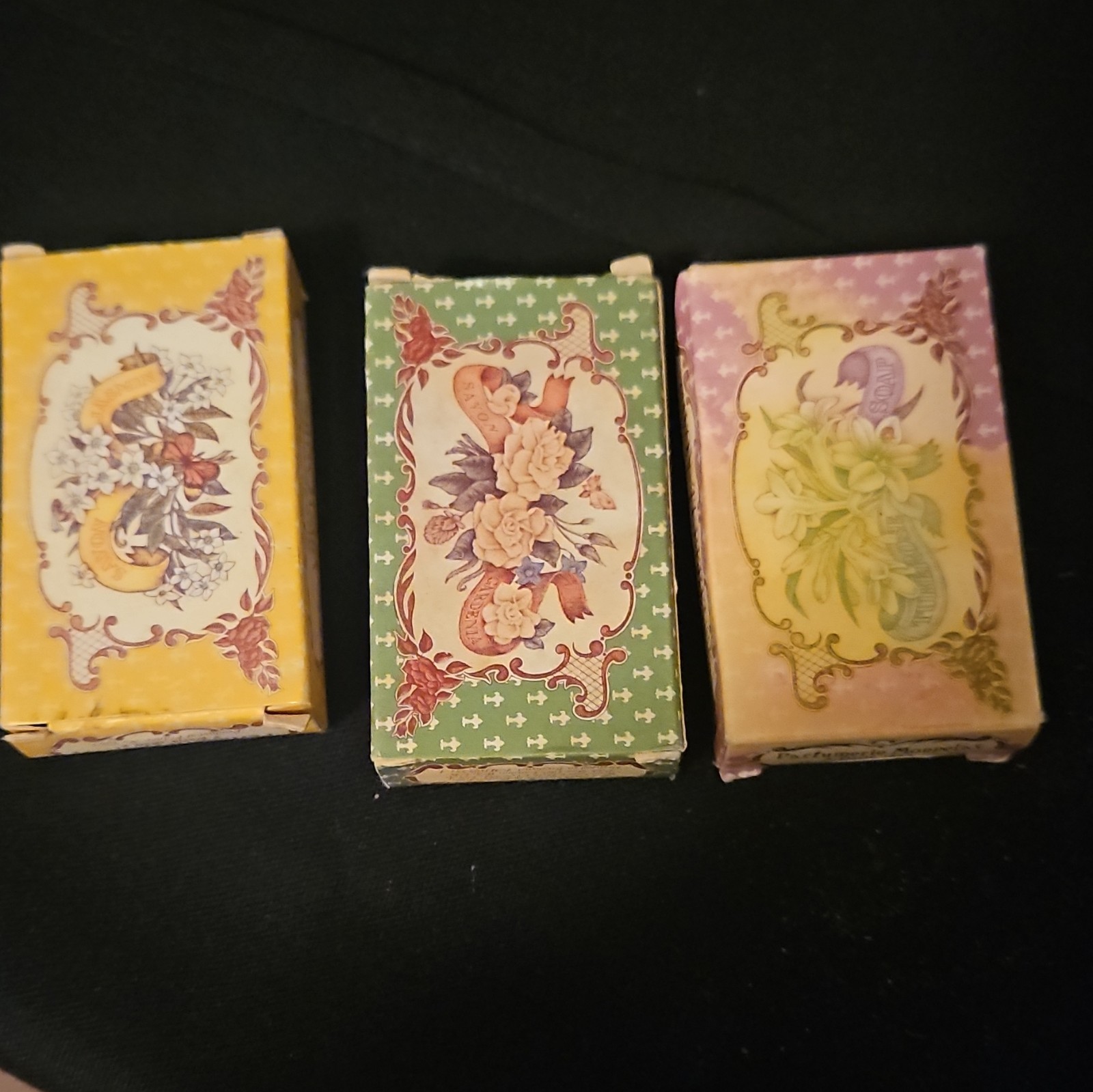 Parfumerie Monpelas Mini Body Bar Soap Set Jasmine Gardenia Tuberose 0.7 oz