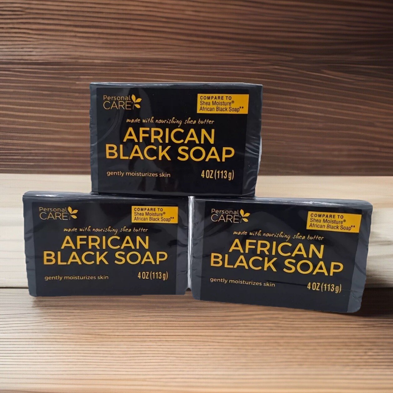 African Black Soap Clarifying Detoxifying Soap 4oz Compare to Shea Moisture