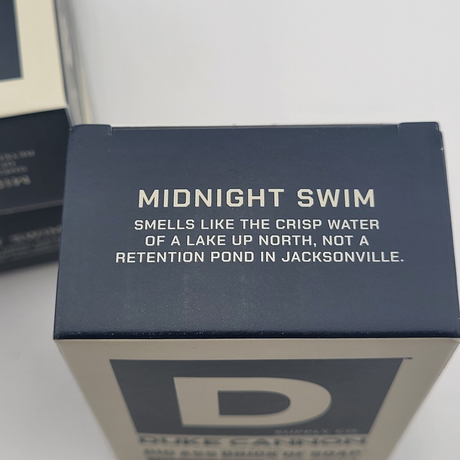 Lot of 3 Duke Cannon Midnight Swim Half Ration Brick of Soap 4.5oz