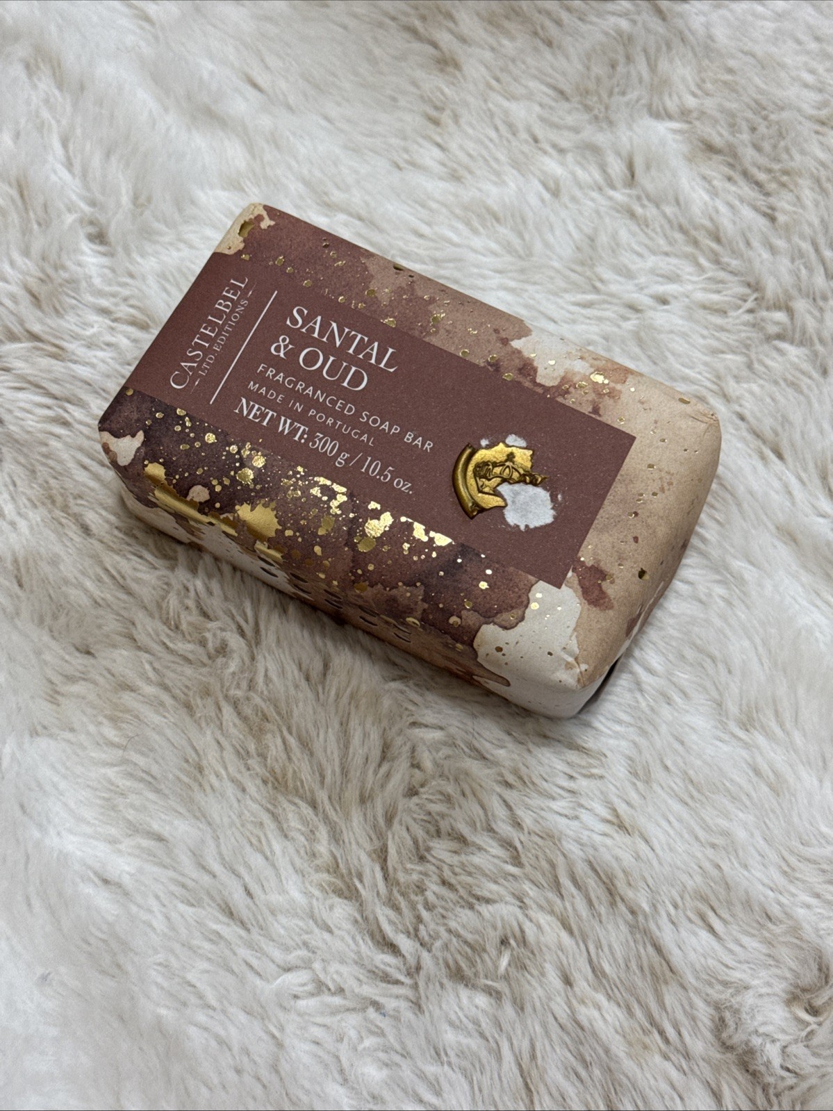 Castelbel Porto Santal & Oud Luxury Soap Bar 10.5 oz Handmade in Portugal