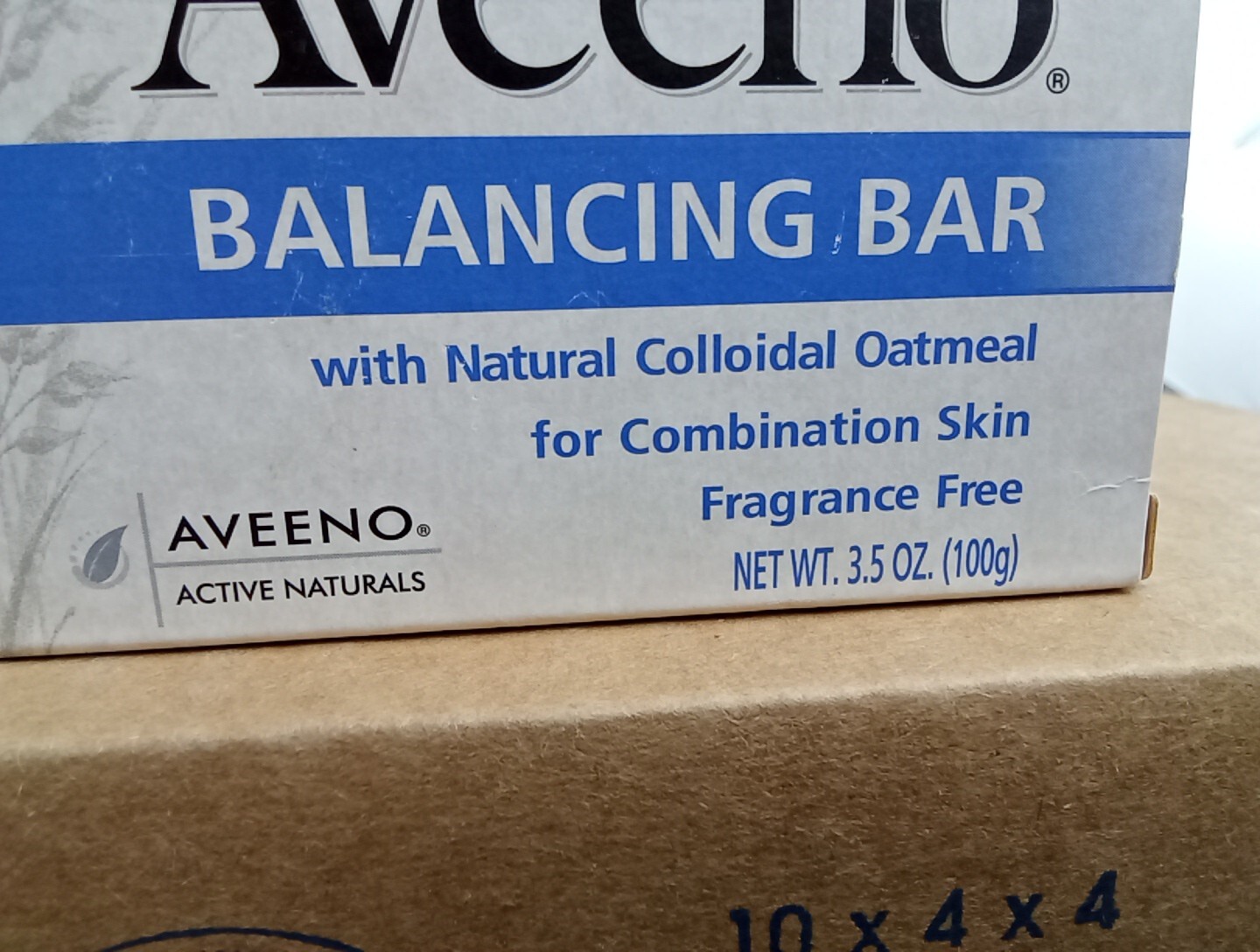 1 New Aveeno BALANCING bar Natural Colloidal Oatmeal Combination Soap Bar 3.5oz