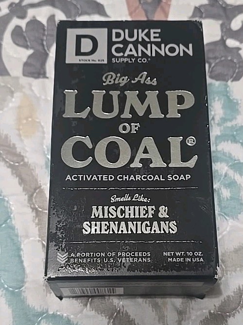Duke Cannon Supply Co. Lump of Charcoal Big Brick Bar Soap 10 oz
