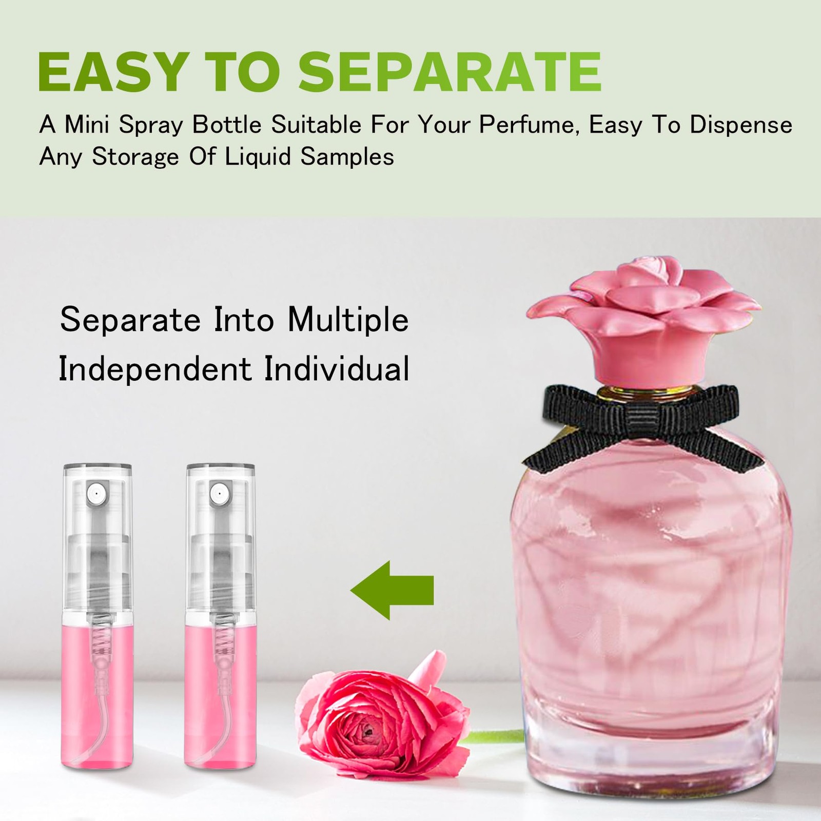 Csdtylh 3ml Mini Refillable Glass Spray Bottle Atomizer Perfume Essential Oil