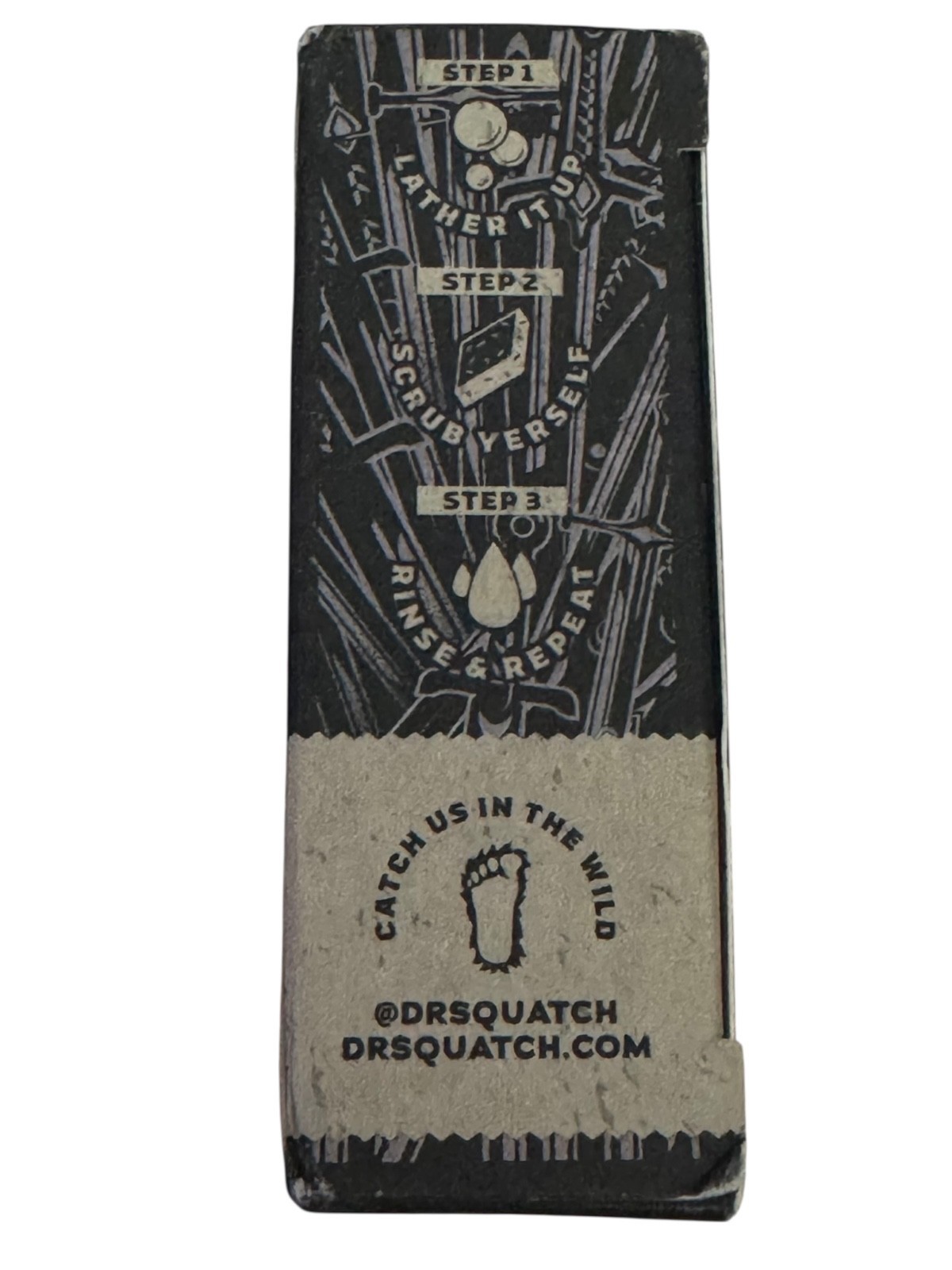 DR. SQUATCH Men’s All Natural Bar Soap -Thousand Sword Scrub -5oz (NEW-Lot of 2)