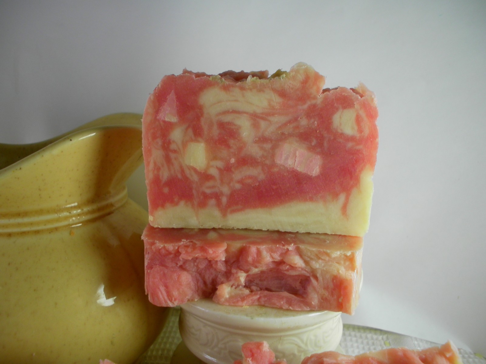 Pink Jasmine Goat Milk Soap Shea, Cocoa Butter Natural Organic Homemade