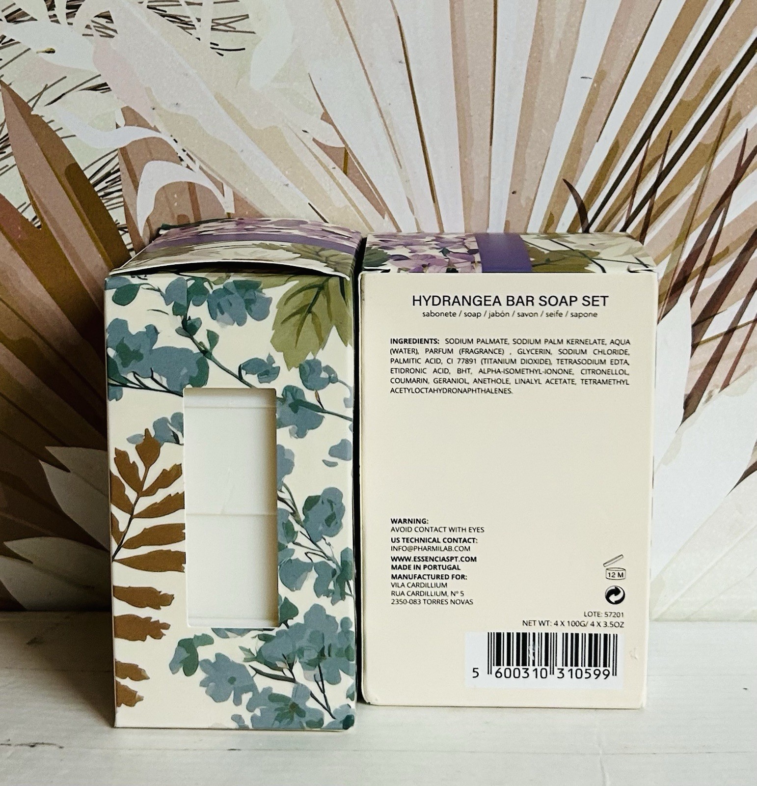 2-Pack Vila Cardillium ~ Hydrangea Scented Bar Soap 8 Bars 3.5 oz Each