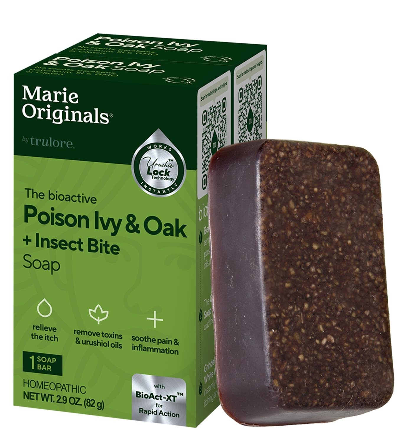 All-Natural Poison Ivy Soap Bar – Anti-Itch Cleanser for Rashes (2 Pack)