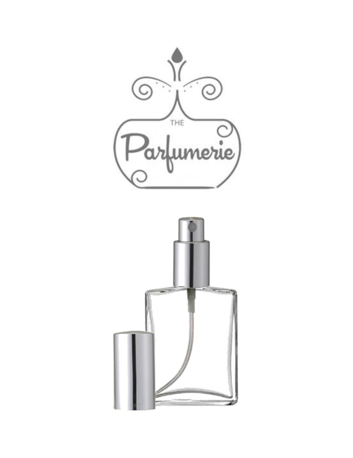 Perfume Spray Glass Atomizer 1 oz. (30 ml) 2 oz. (60 ml) Empty, Refillable, Flat