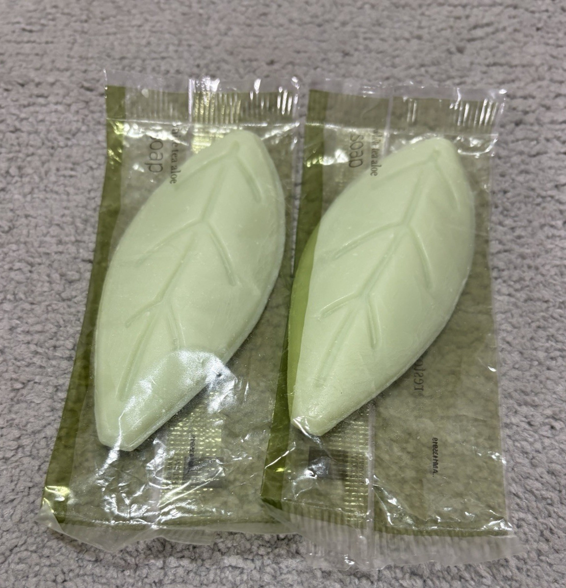 Westin Heavenly Spa Leaf Shaped Soap Restore Balance Aloe Vera tea Lot of 2