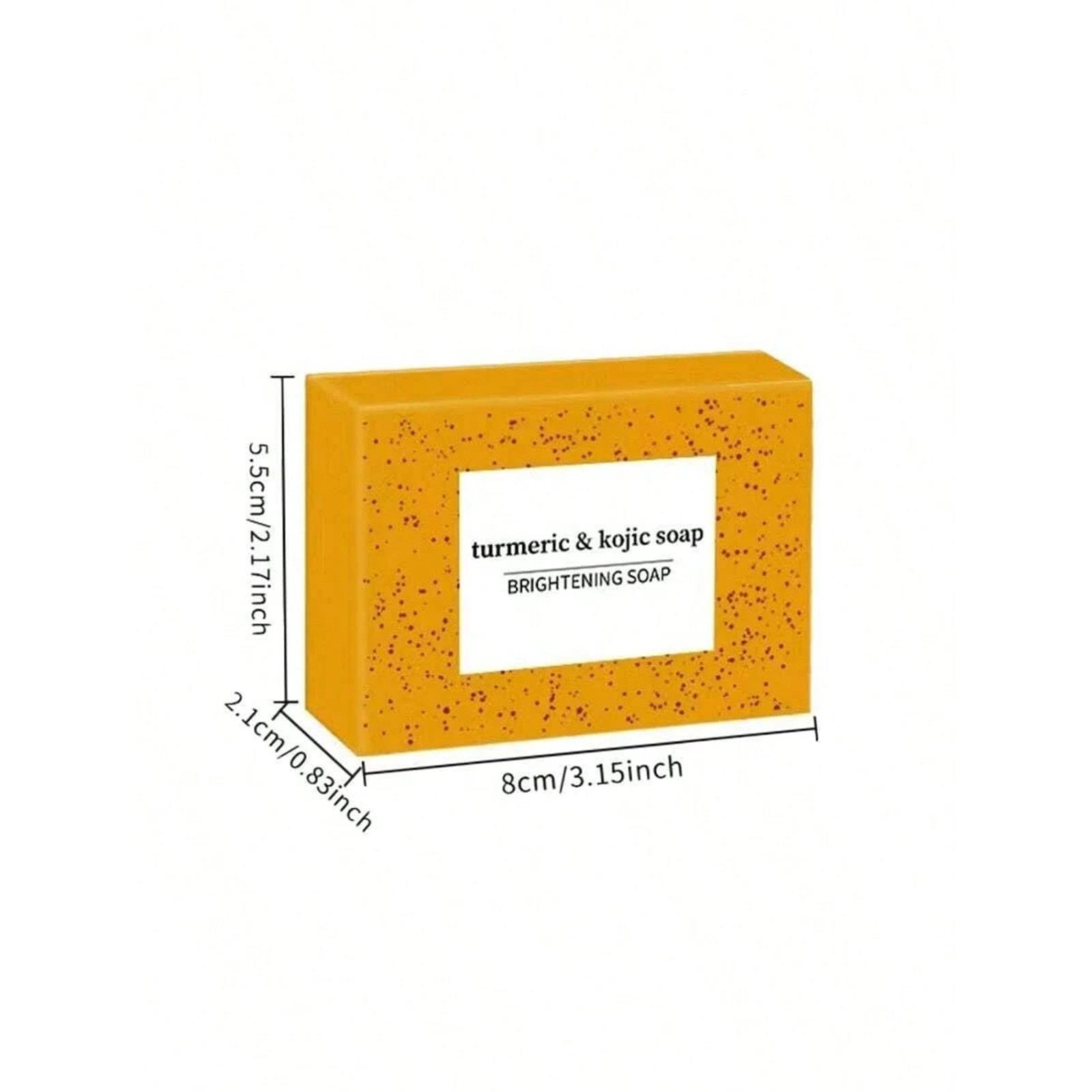 Turmeric Acid Soap Lemon Brightening Soap Bar Handmade Cleansing Mesh Net