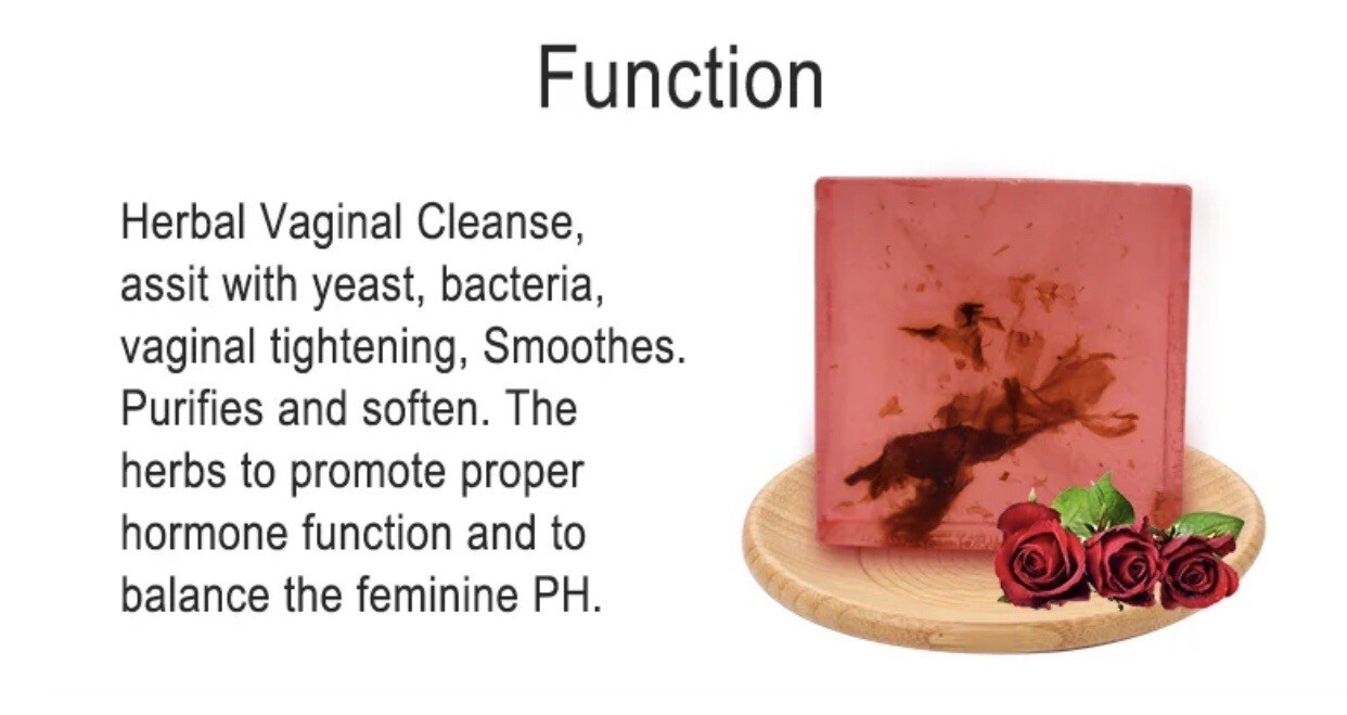 Yoni Red Rose Soap