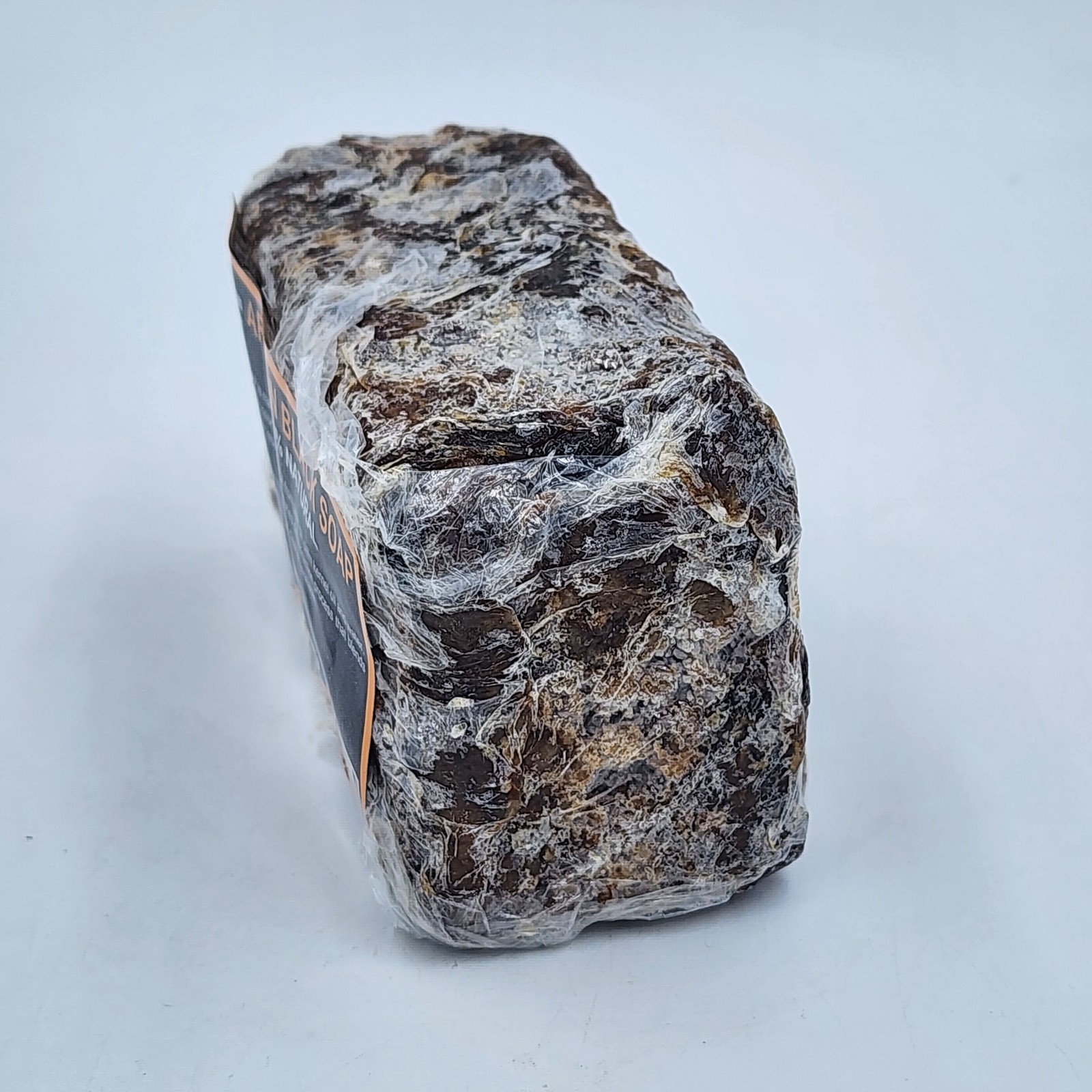 African Black Soap 14 Oz Bar Unrefined From Ghana Raw 100% Pure Natural Soap