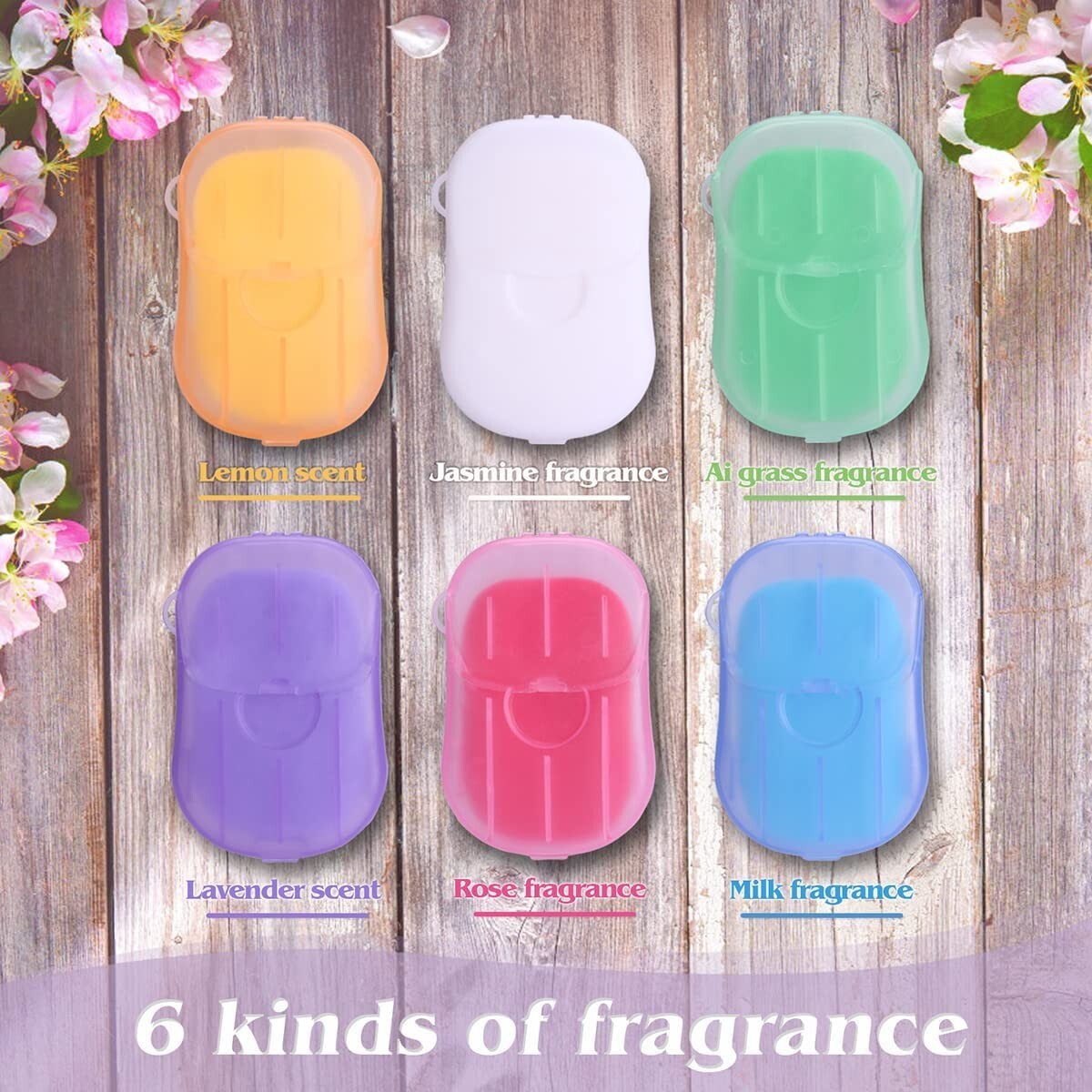 Soap Paper Sheets Portable Disposable Travel Scent Bath Slice Sheet Hand Washing