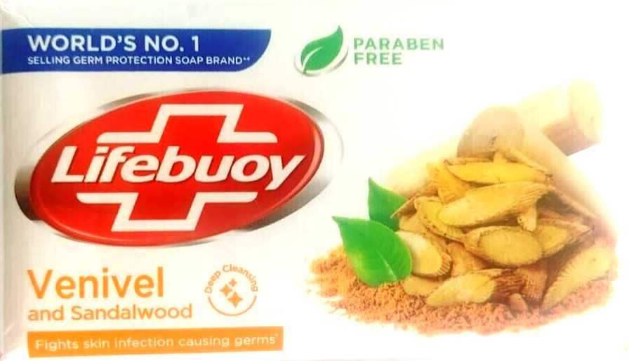 Venivel Yellow Vine and Sandalwood with Paraben Free Skin Protective Soap 100g
