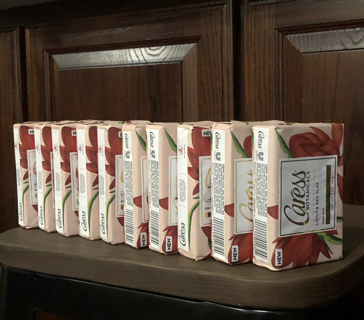 RARE Caress Botanicals Lotus & Red Clay Soap Bar Paraben Free Lot Of 10