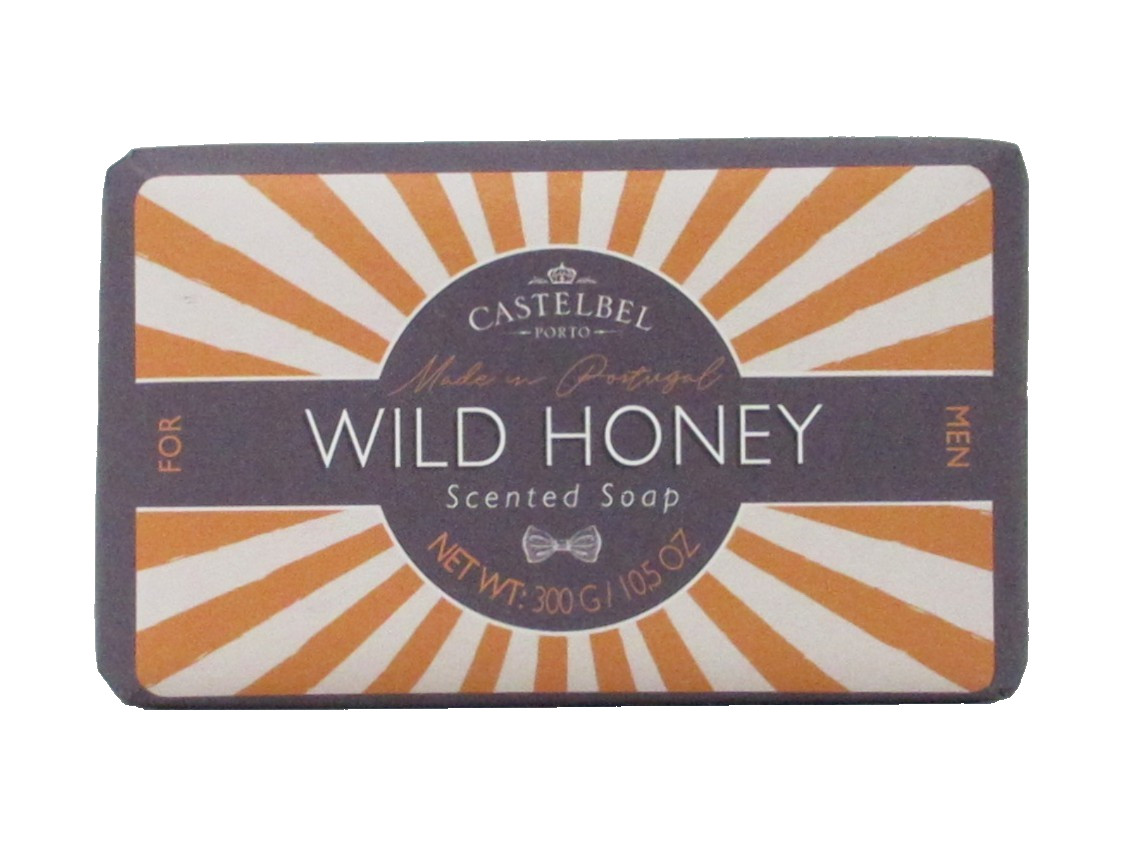 Castelbel Luxury Men’s Bath Bar Soap Wild Honey Scented Large 10.5oz