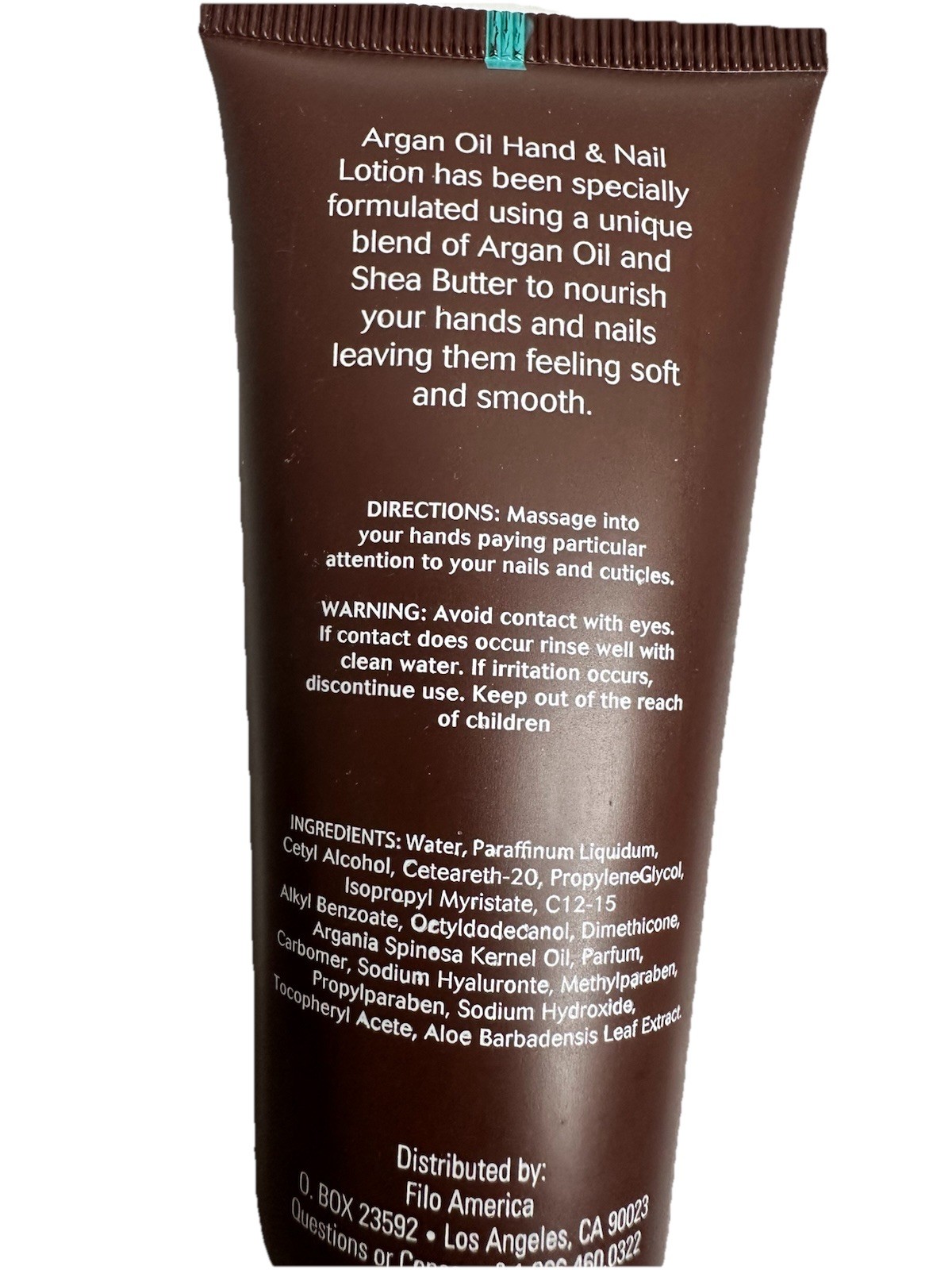 Elite Argan Oil Hand And Nail Cream With Moroccan Oil Extract Nourishes Hydrate