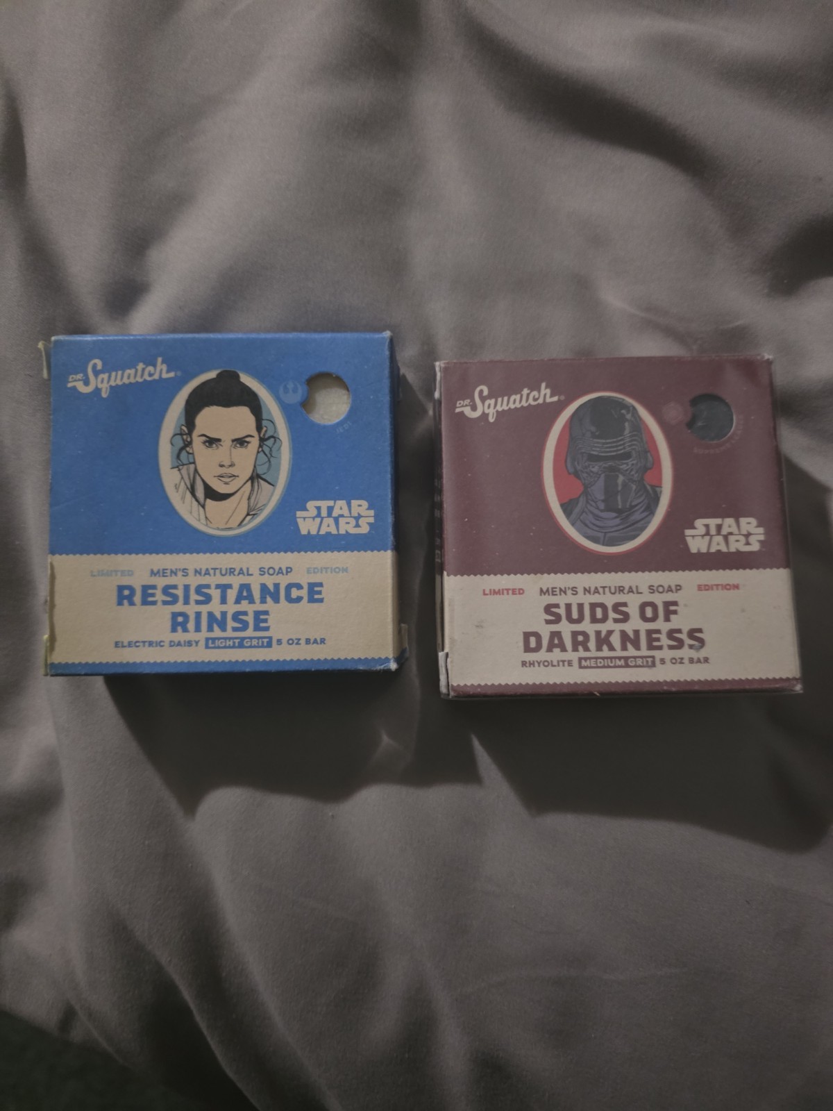 Dr Squatch Star Wars Rey And Kylo Ren, Resistance Rinse And Suds Of Darkness!