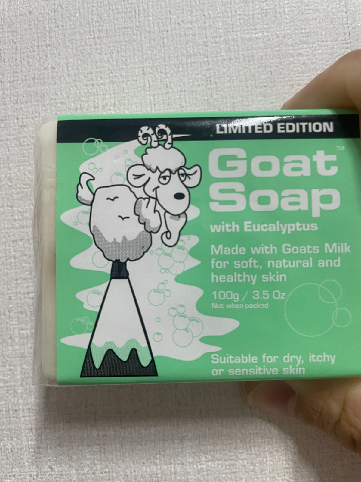 Edition Goat Soap wcalyptus – 100g 3.5oz – Made with Goat Milk for Soft