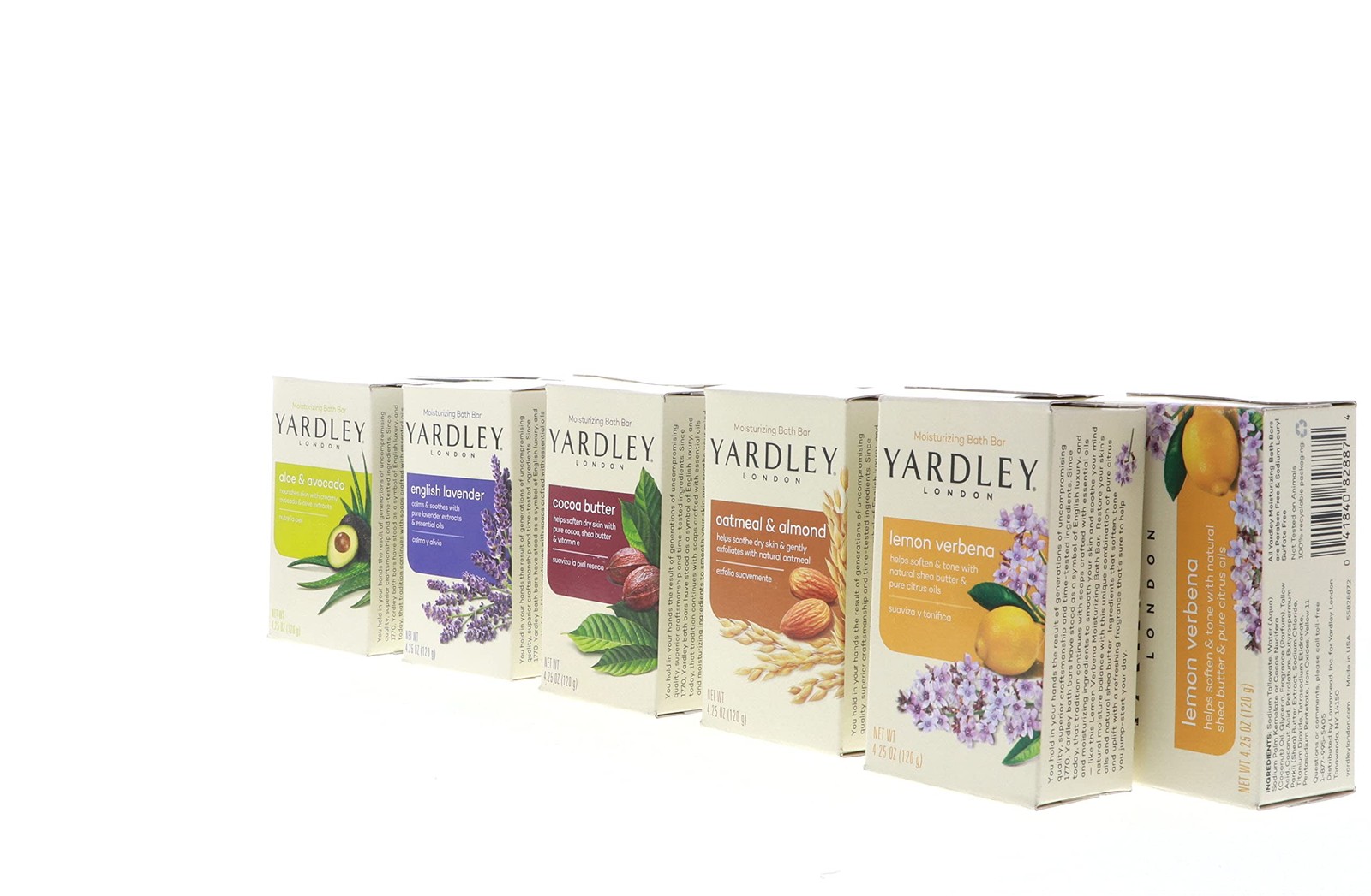 Pack De 10 Jabones De Bano Lavanda Avena Cacao Aloe Verbena