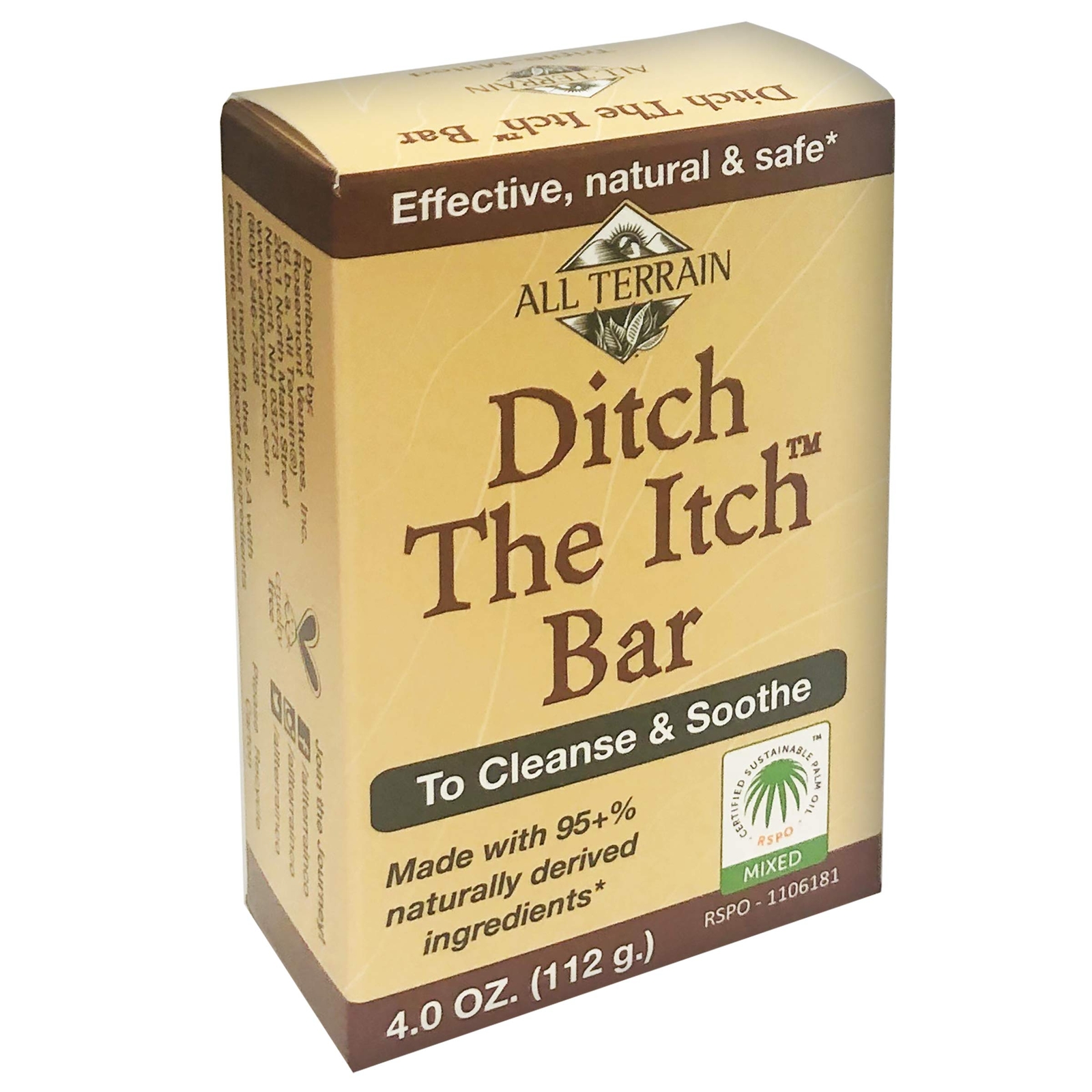 All Terrain Natural Ditch The Itch Outdoor Itch Relief Cleanse, Soothe and