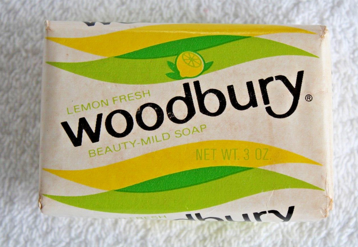 Vintage Woodbury Lemon Fresh Beauty Mild Bar Soap 3oz Unopened