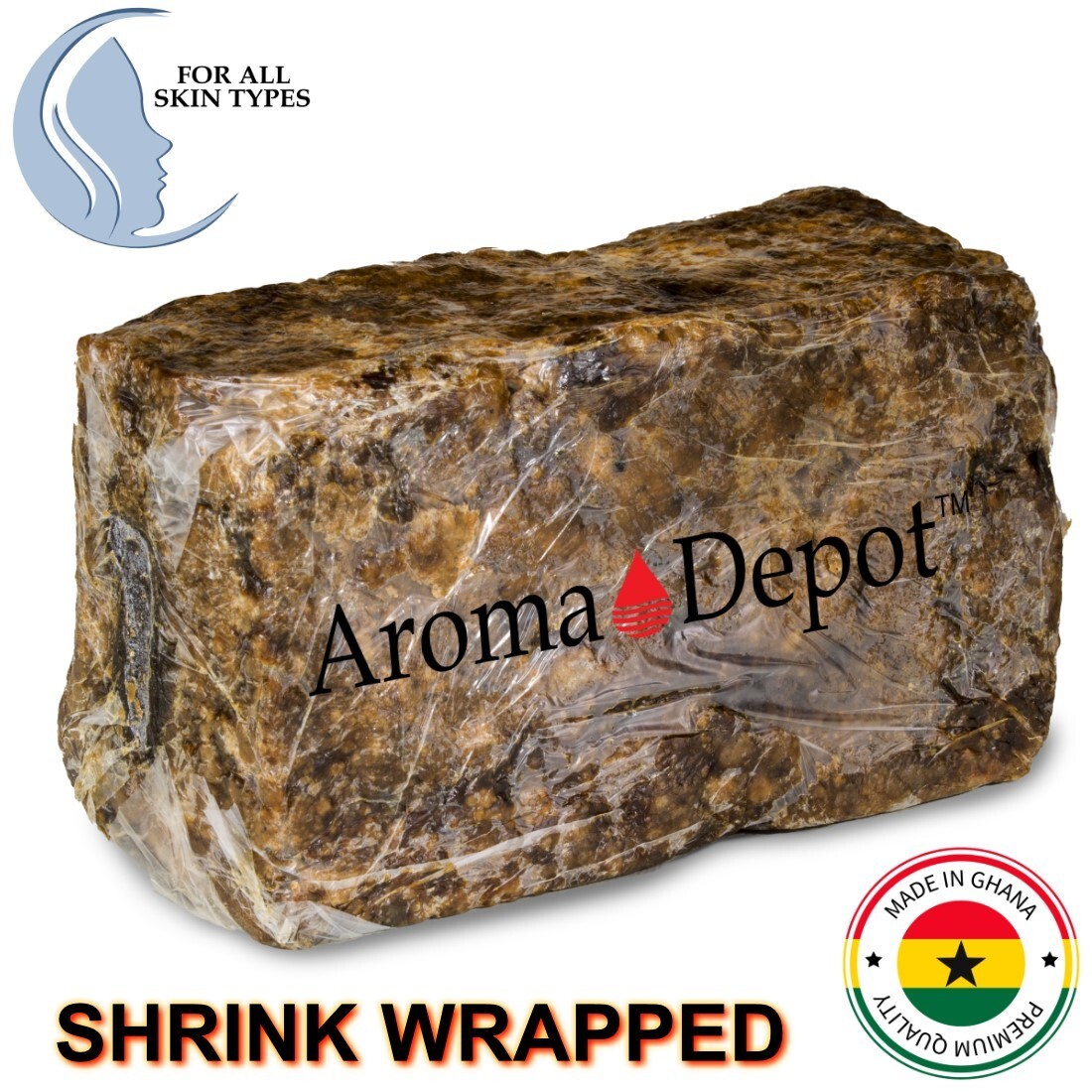 African Black Soap Bar 5 lbs. 100% Pure Natural Soap Organic Skin Body Face Wash