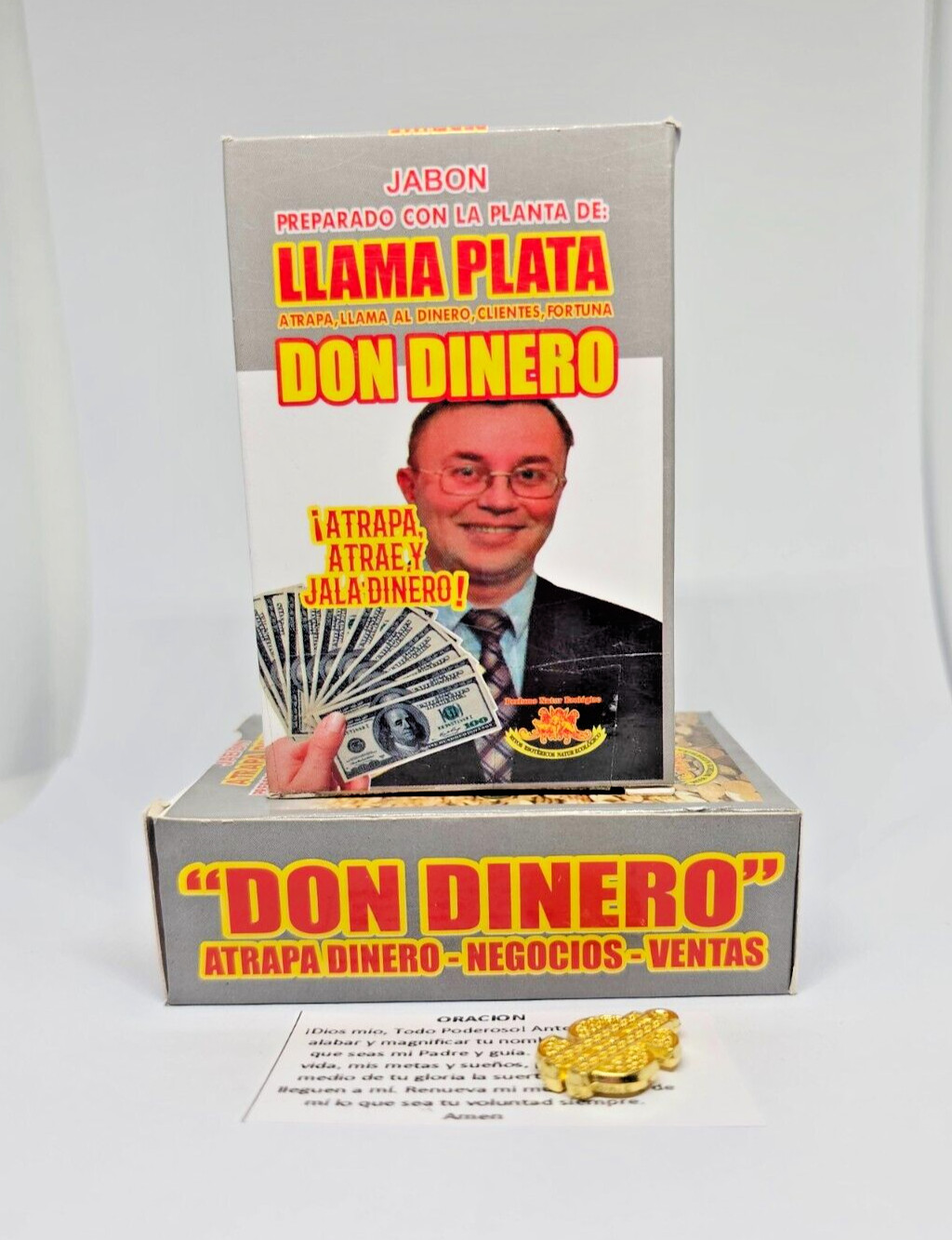 JABON LLAMA PLATA Atrapa llama al dinero cliente GRATIS incienso amuleto oracion